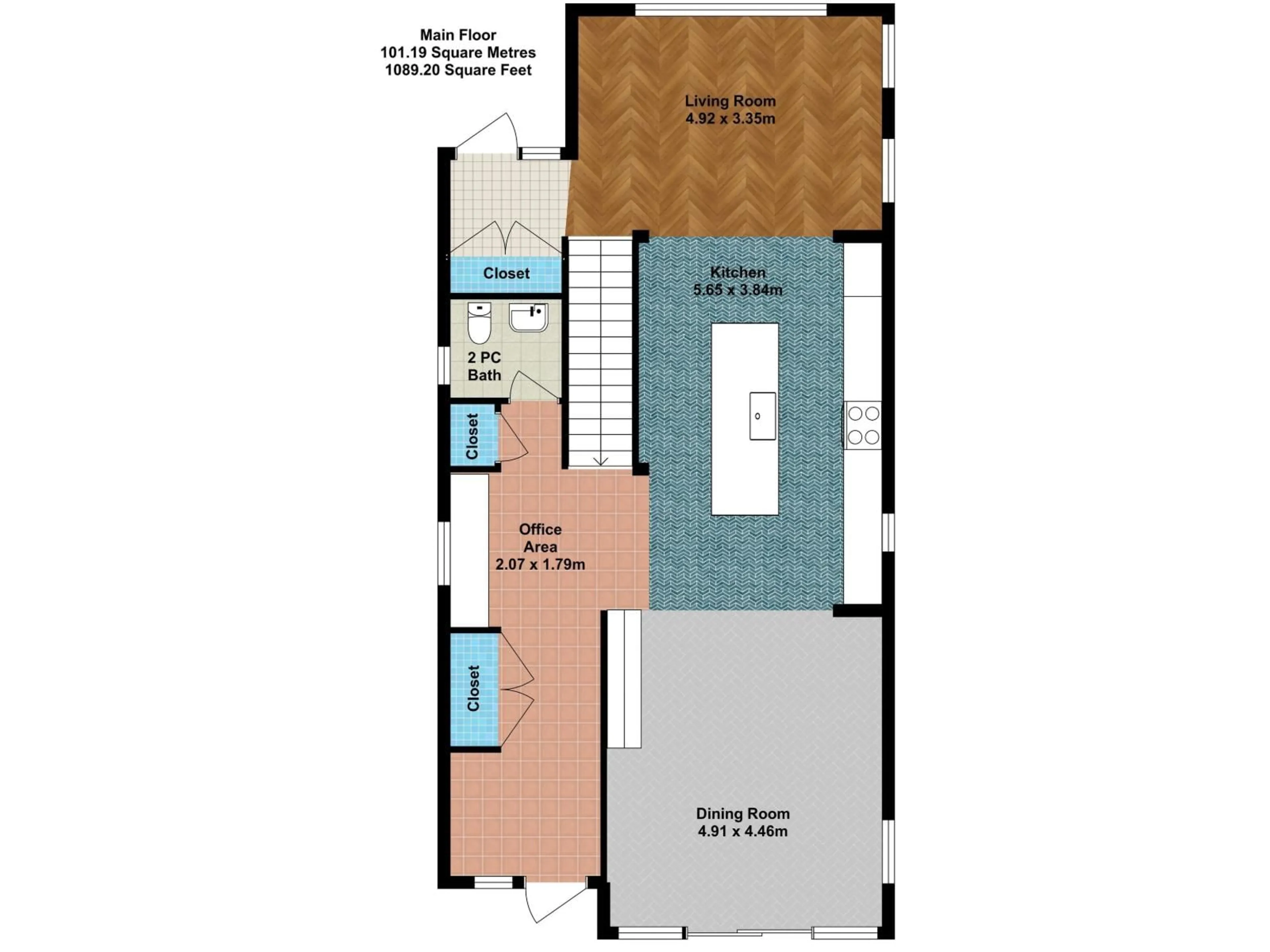 Floor plan for 9803 74 AV, Edmonton Alberta T6E1G1