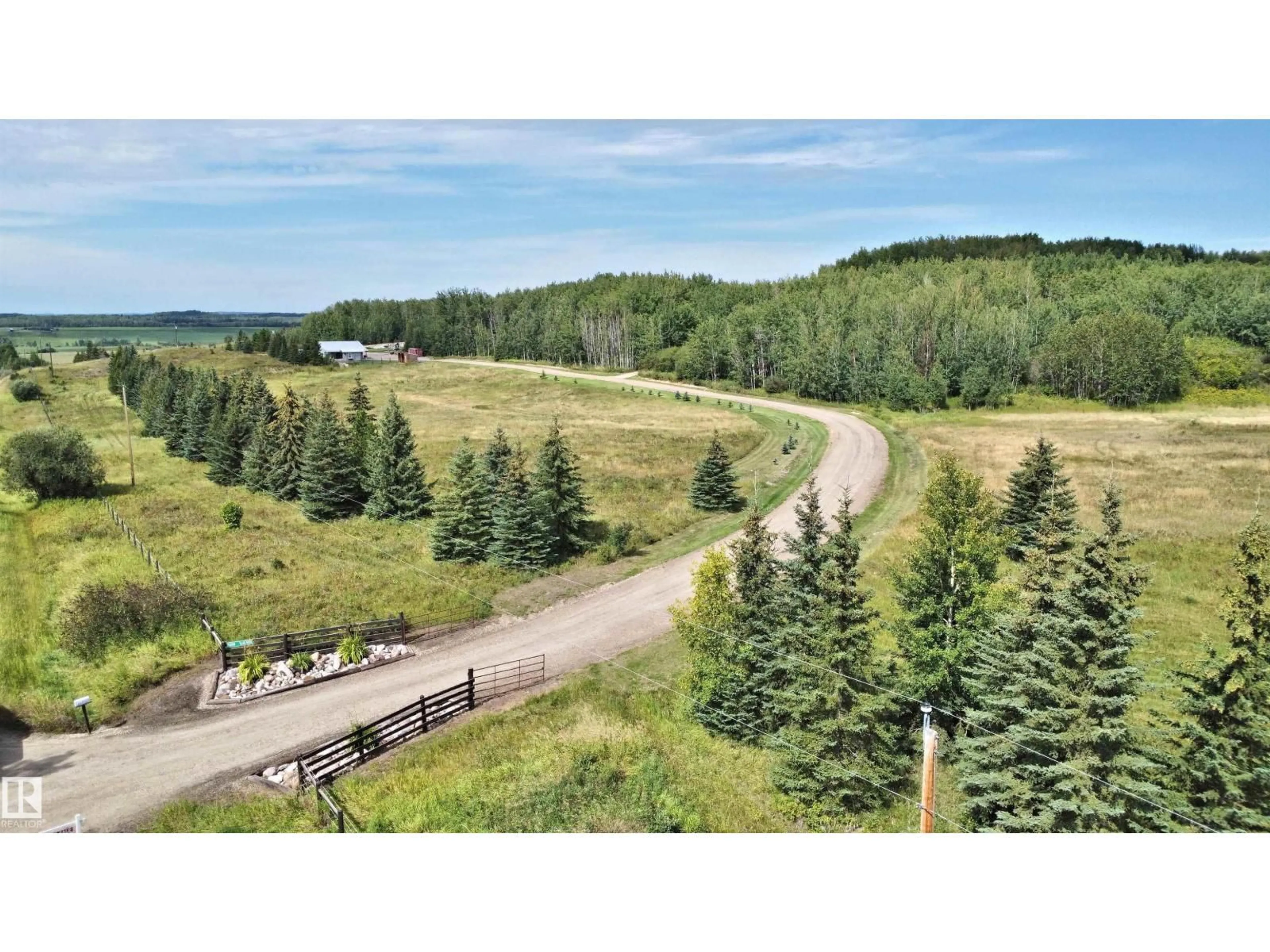 A pic from outside/outdoor area/front of a property/back of a property/a pic from drone, forest/trees view for 5208 TWP ROAD 505, Rural Parkland County Alberta T0N0N0