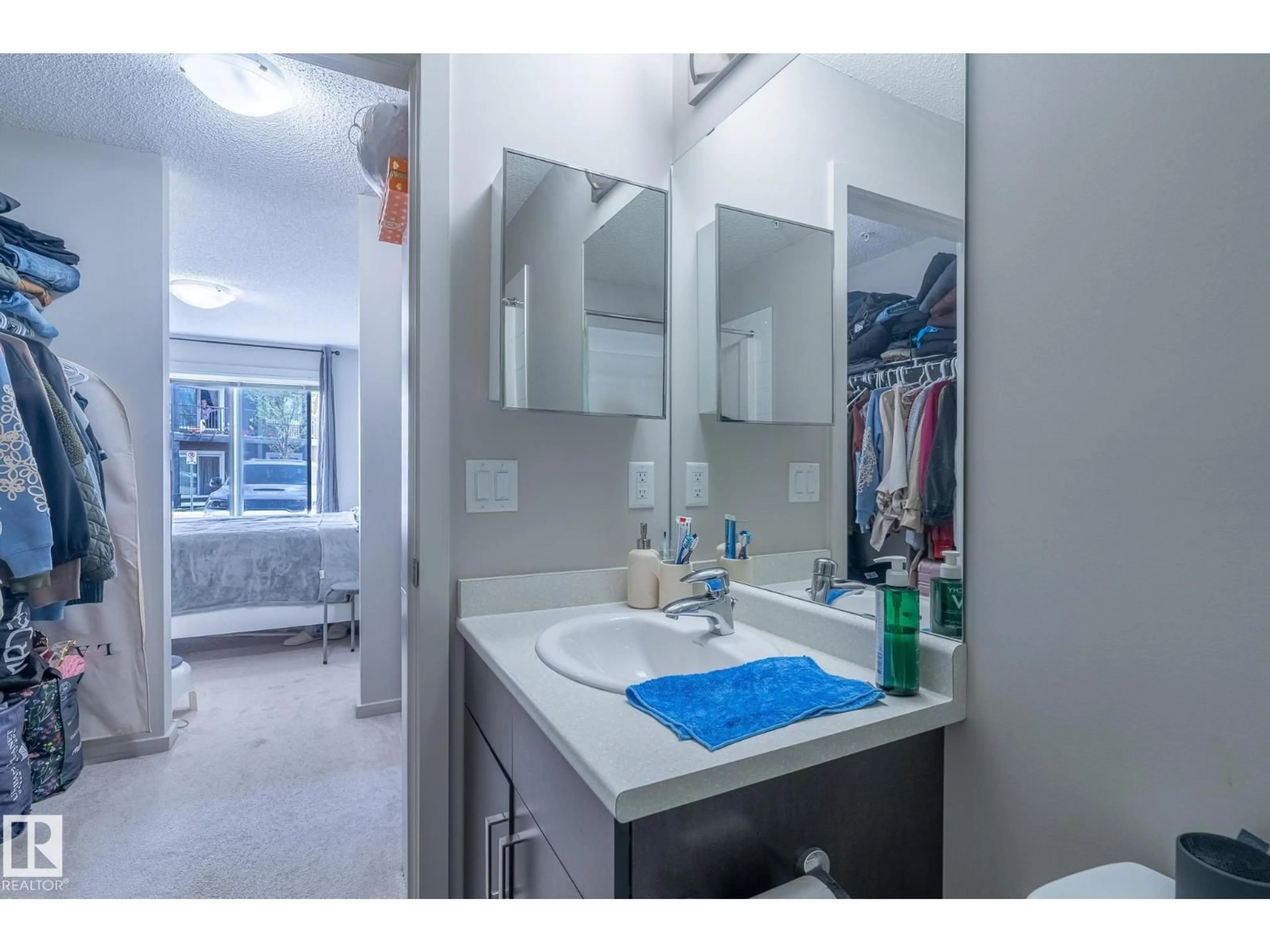 Standard bathroom, ceramic/tile floor for #107 - 142 EBBERS BV, Edmonton Alberta T5Y3W2