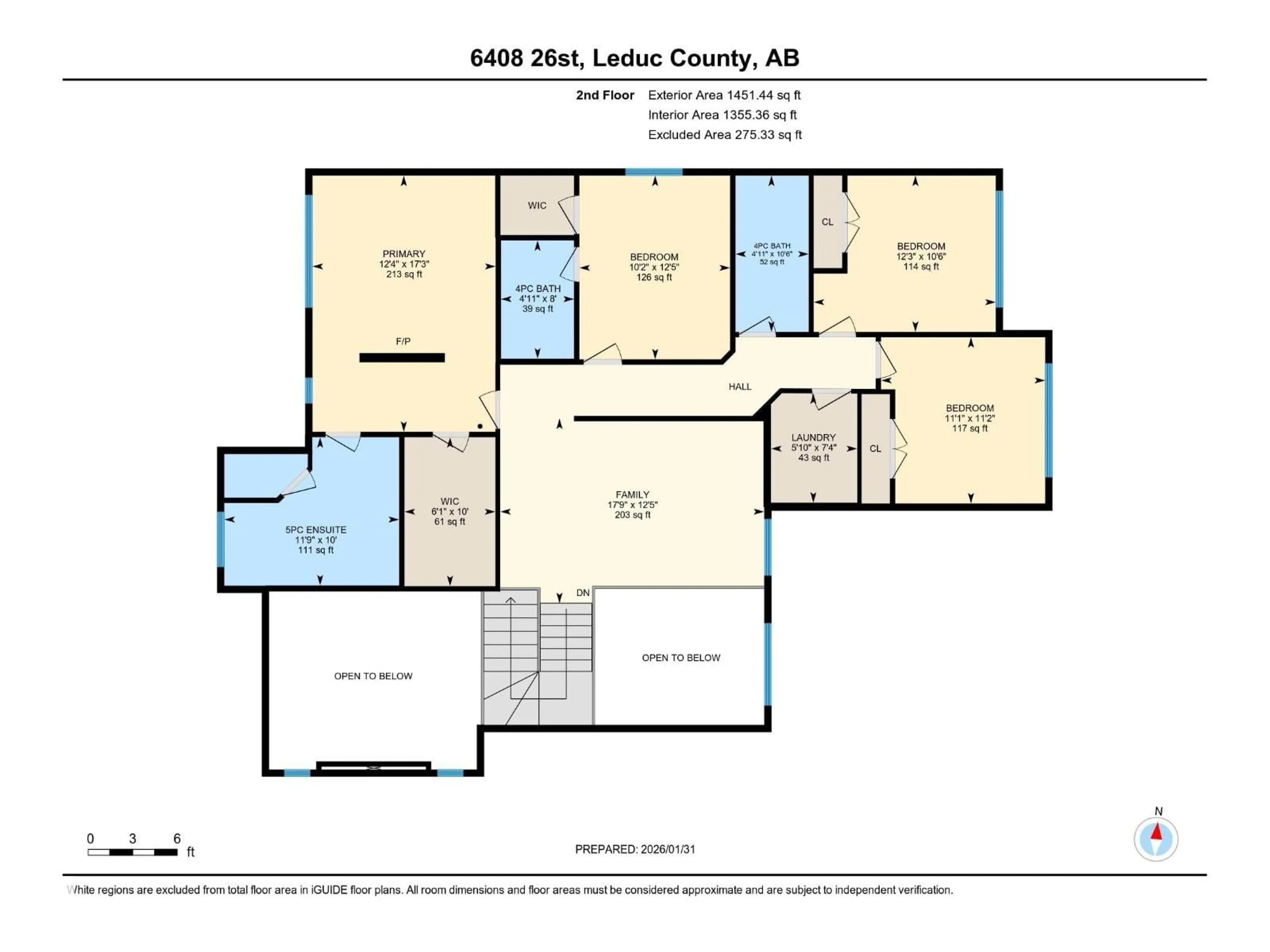 Floor plan for NE - 6408 26 ST, Rural Leduc County Alberta T4X2C1