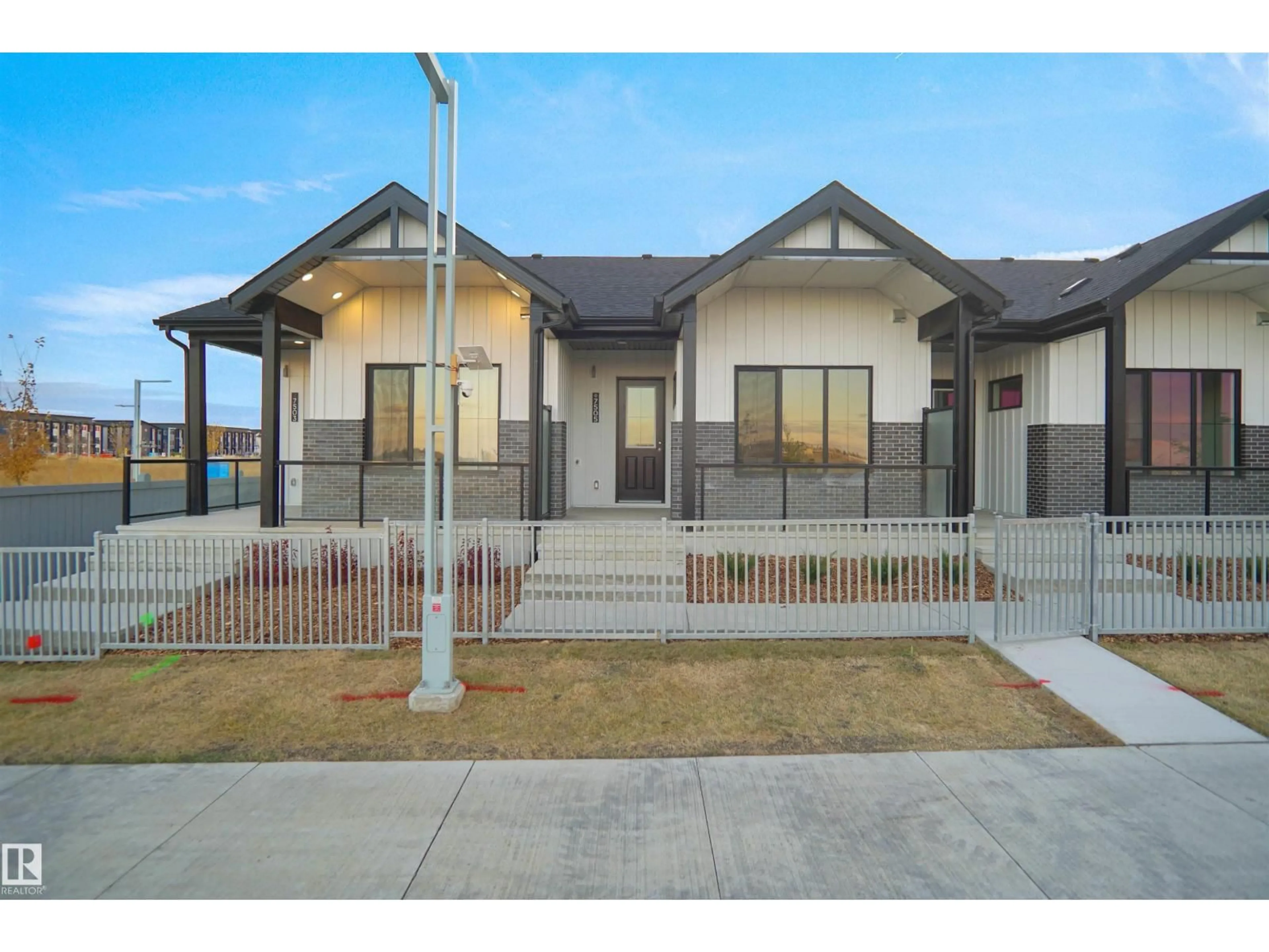 Home with brick exterior material, street for 7505 OBSERVER LN, Edmonton Alberta T5G2S5