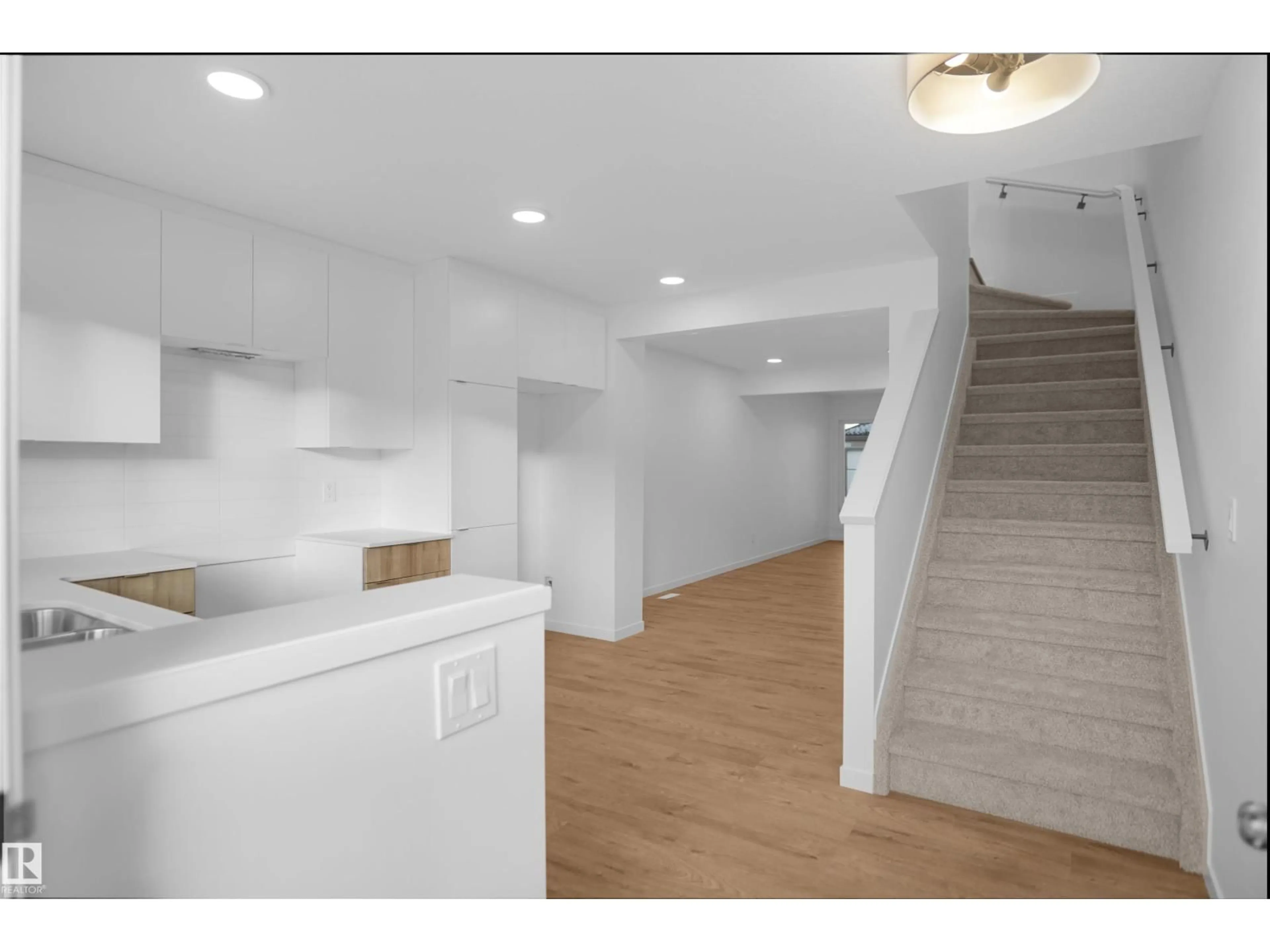 Open concept kitchen, unknown for NW - 2107 210 ST, Edmonton Alberta T5S0T1