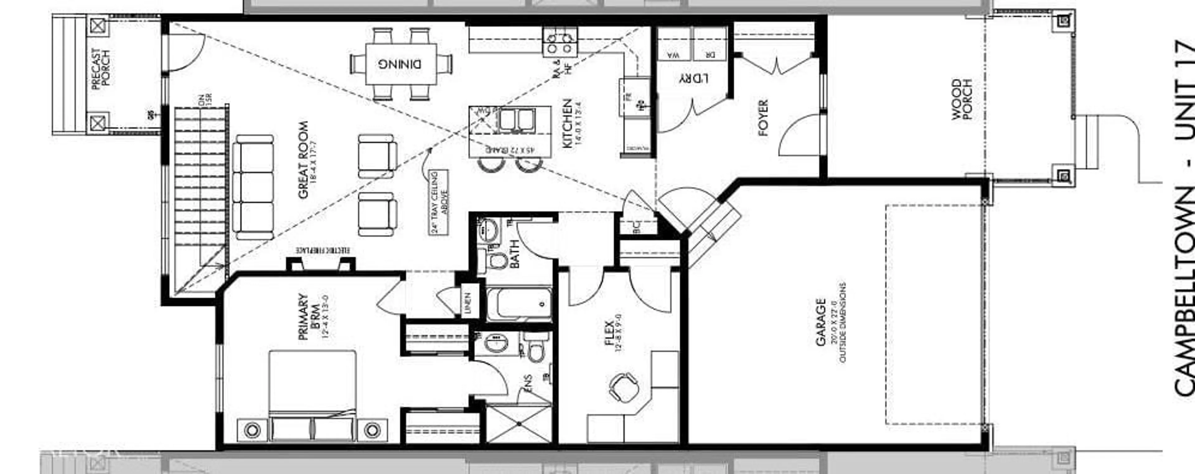 Floor plan for 17 - 120 HILLSHIRE BV, Sherwood Park Alberta T8B0C9