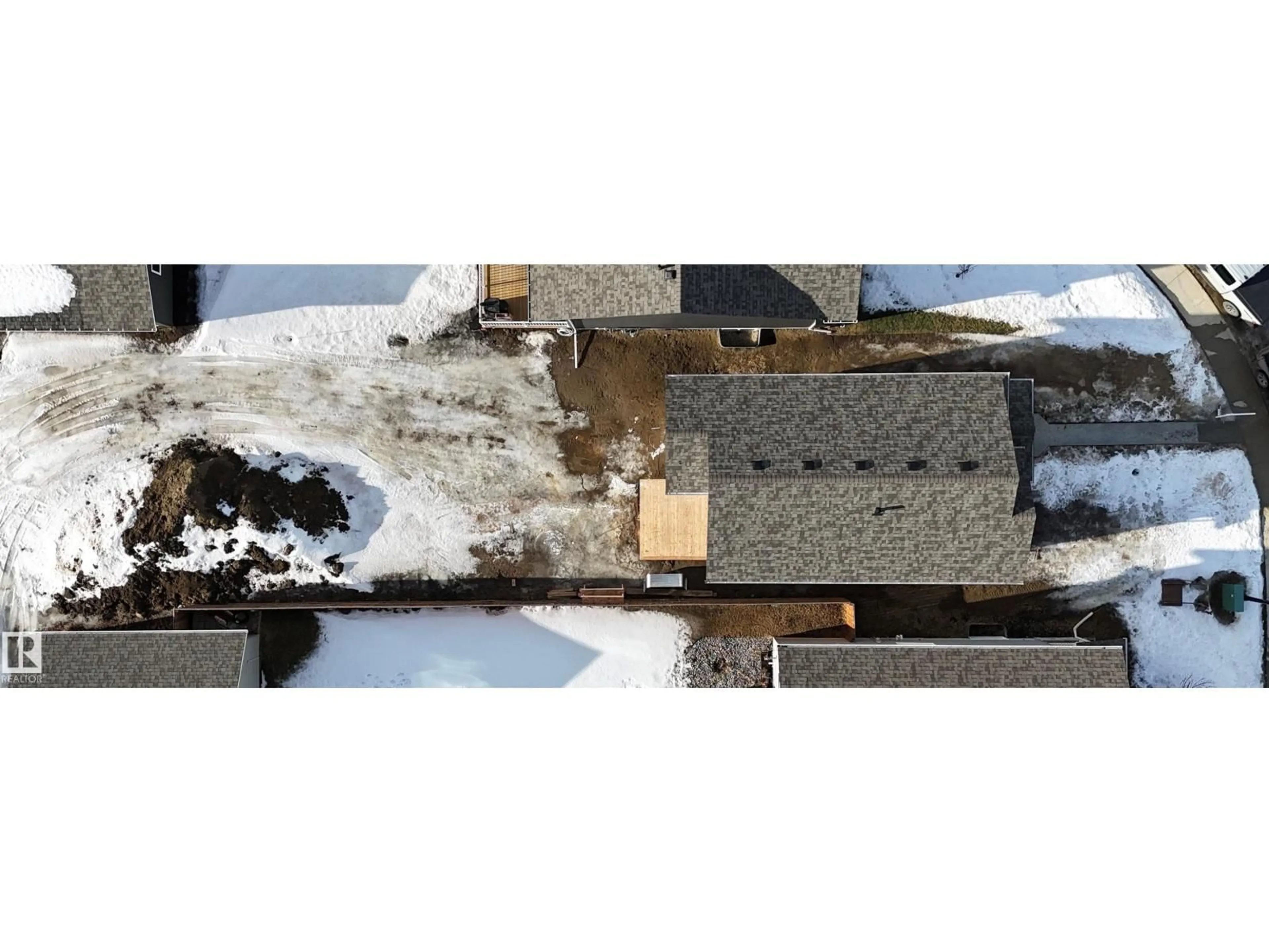 A pic from outside/outdoor area/front of a property/back of a property/a pic from drone, building for 4019 42 AV, Drayton Valley Alberta T7A0B5