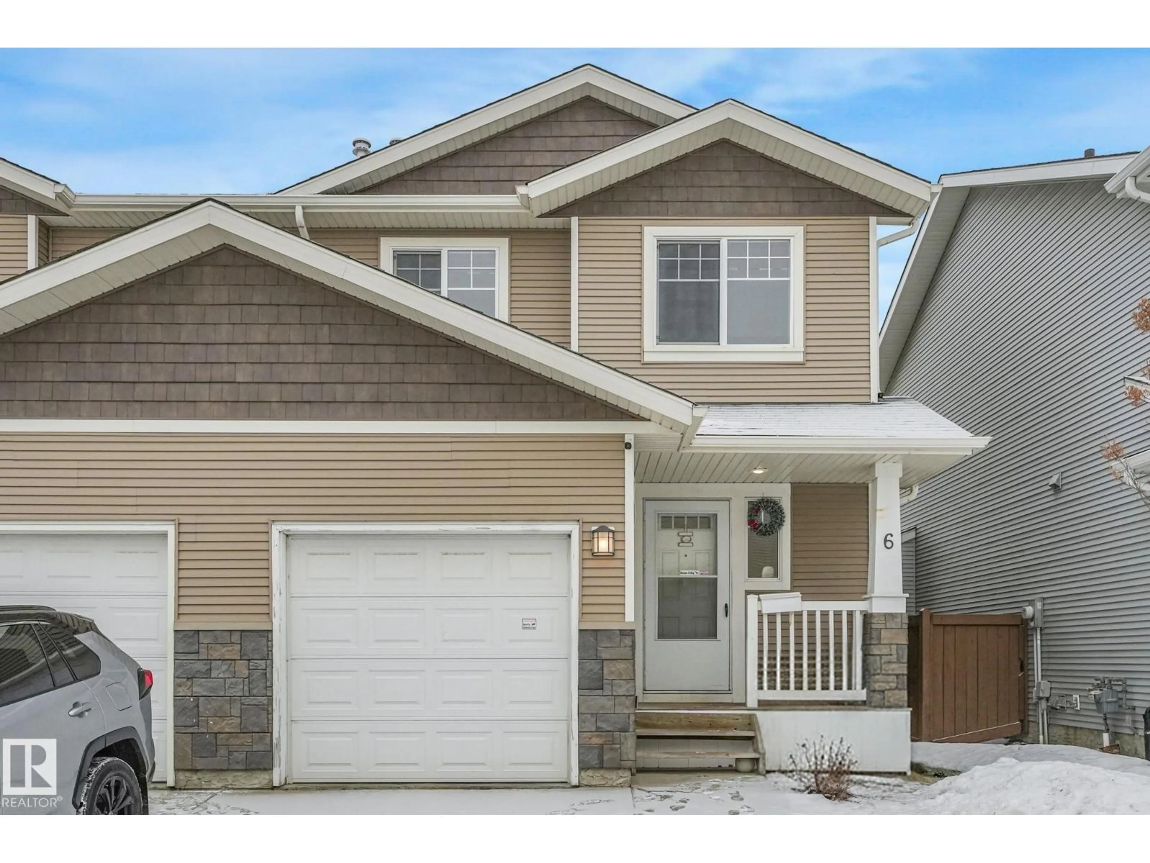 Home with vinyl exterior material, street for #6 - 14208 36 ST, Edmonton Alberta T5Y0E4