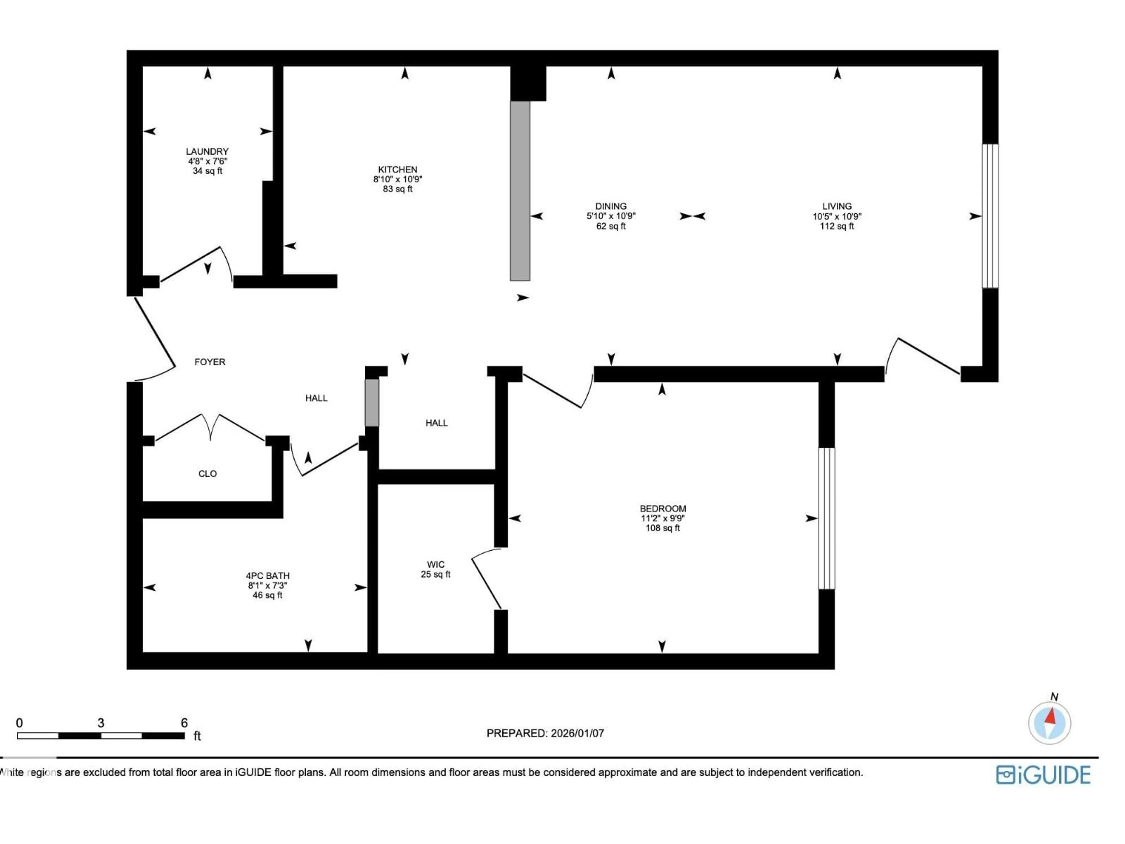 Floor plan for 407 - 2590 ANDERSON WY, Edmonton Alberta T6W0R2