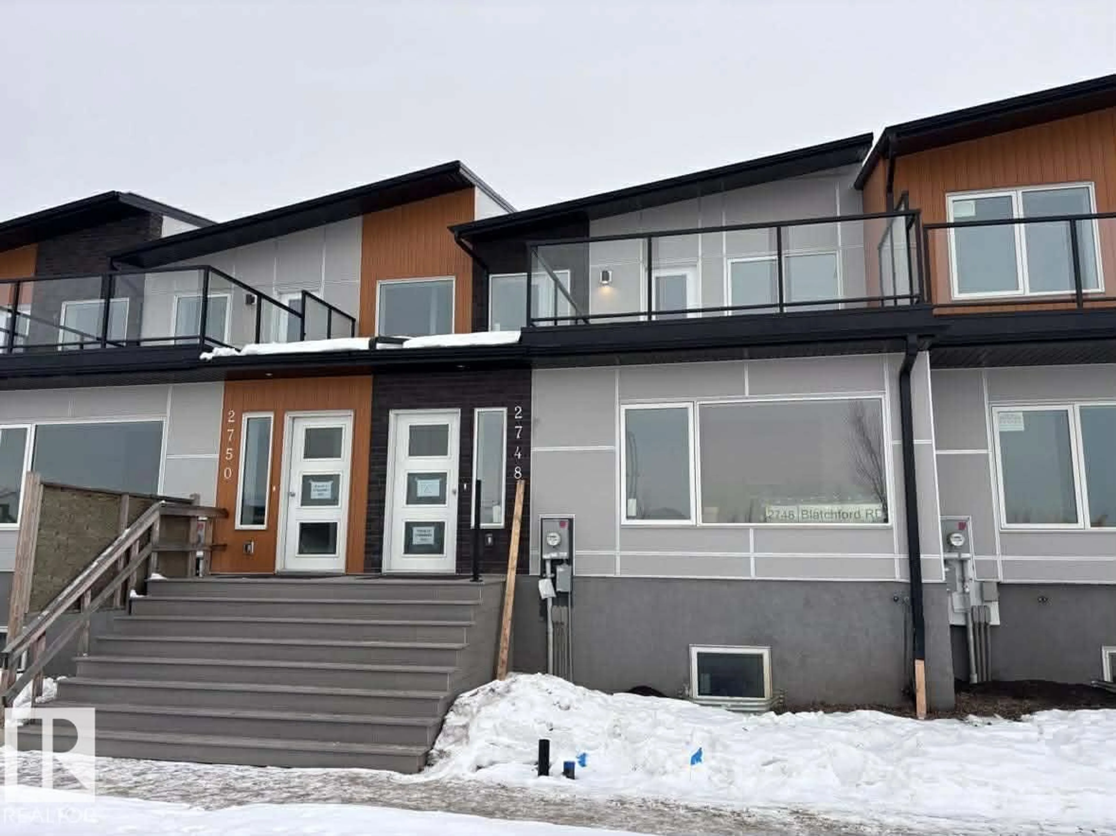 Home with vinyl exterior material, mountain view for 2748 BLATCHFORD RD, Edmonton Alberta T5G0W6