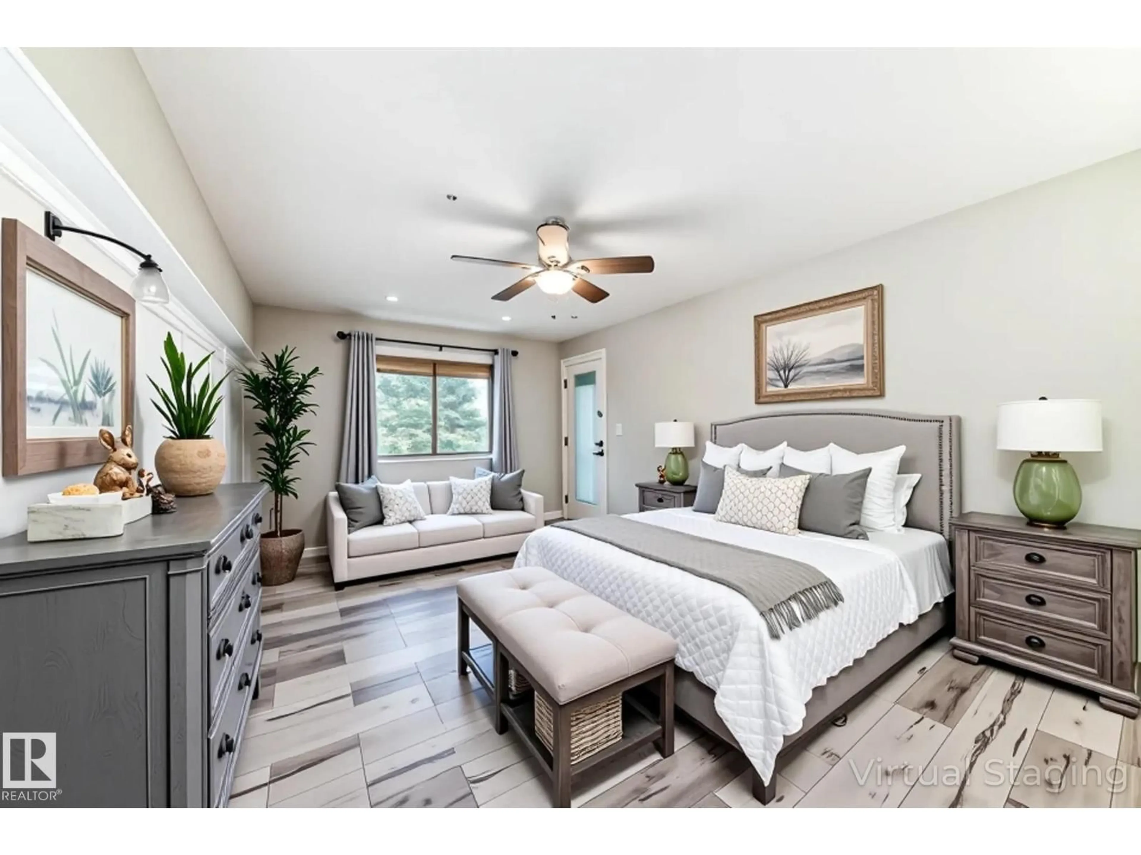 Bedroom with bed, unknown for 125 278 SUDER GREENS DR NW, Edmonton Alberta T5T6V6