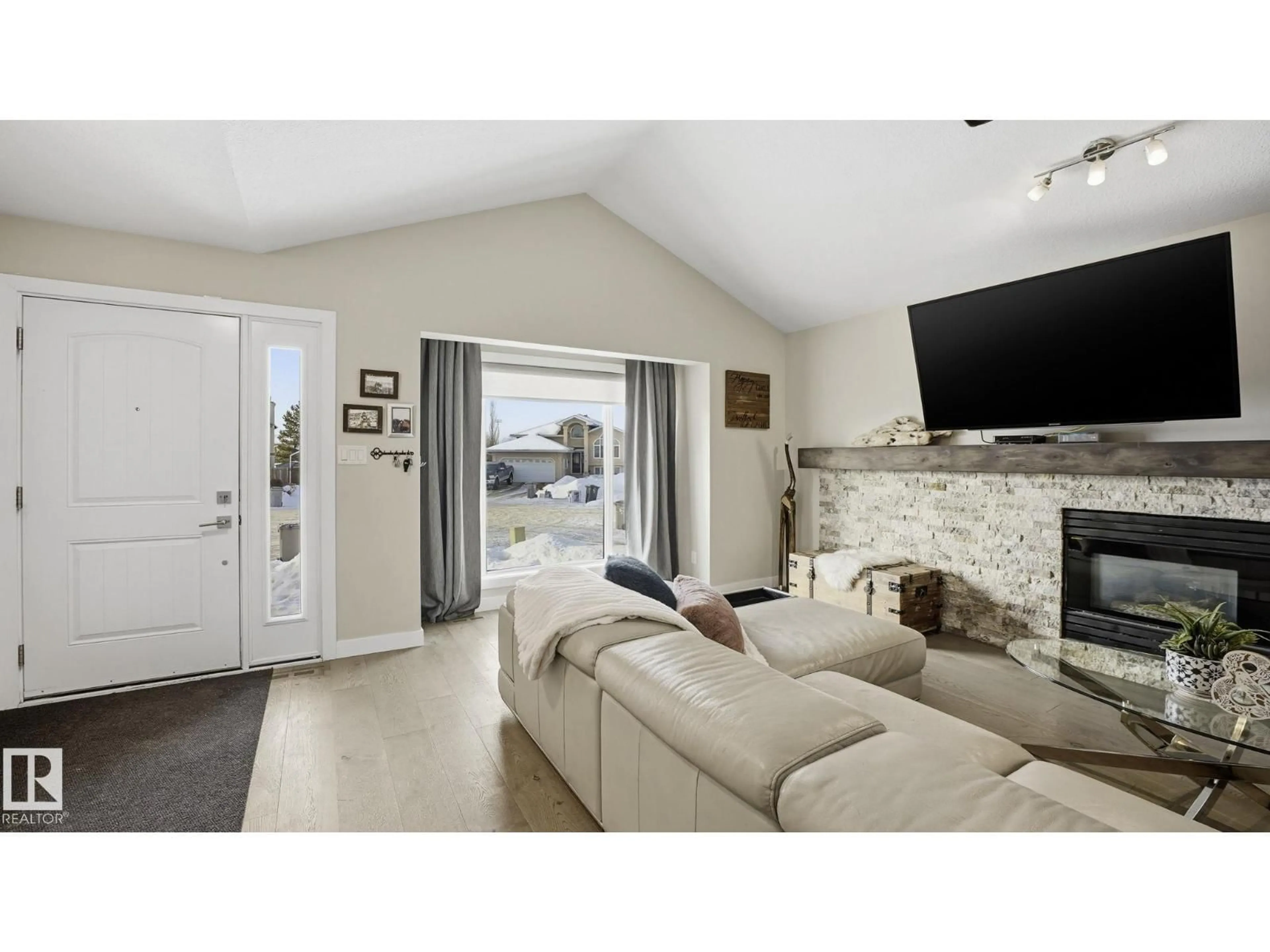 Living room with furniture, unknown for 5404 41 AV, Beaumont Alberta T4X1L8