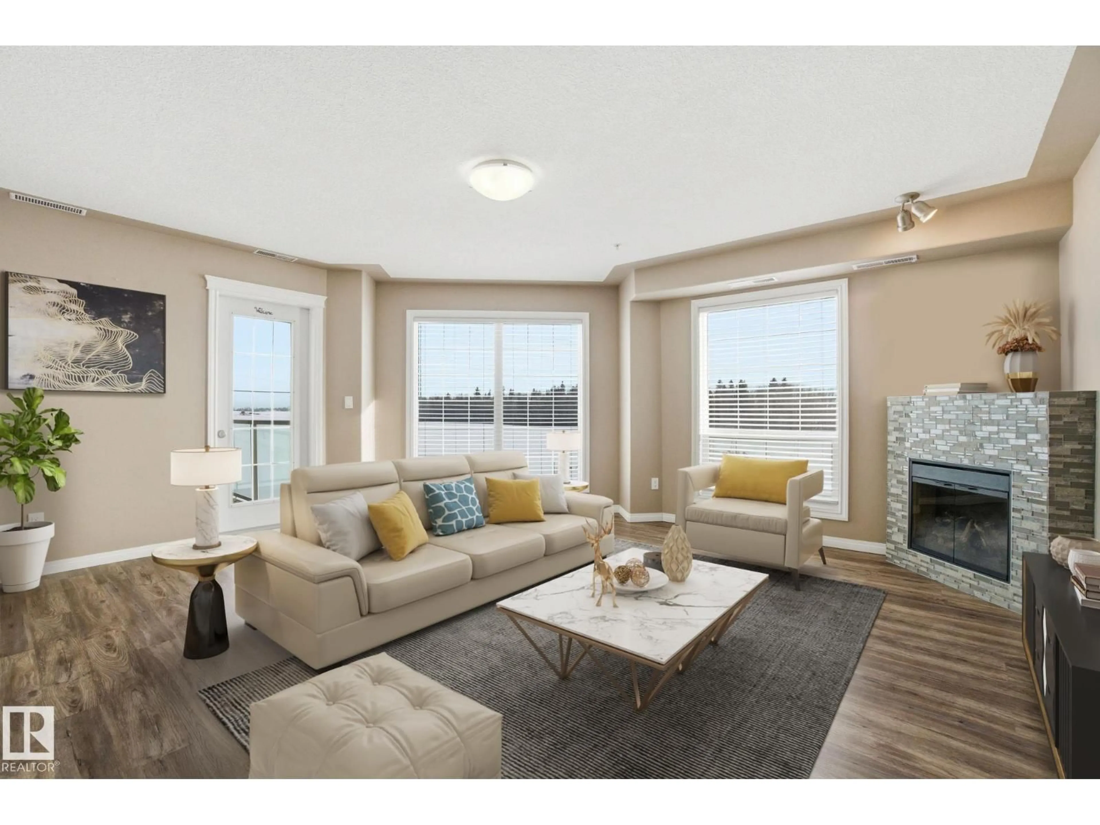 Living room with furniture, unknown for 320 - 7801 GOLF COURSE RD, Stony Plain Alberta T7Z1M2