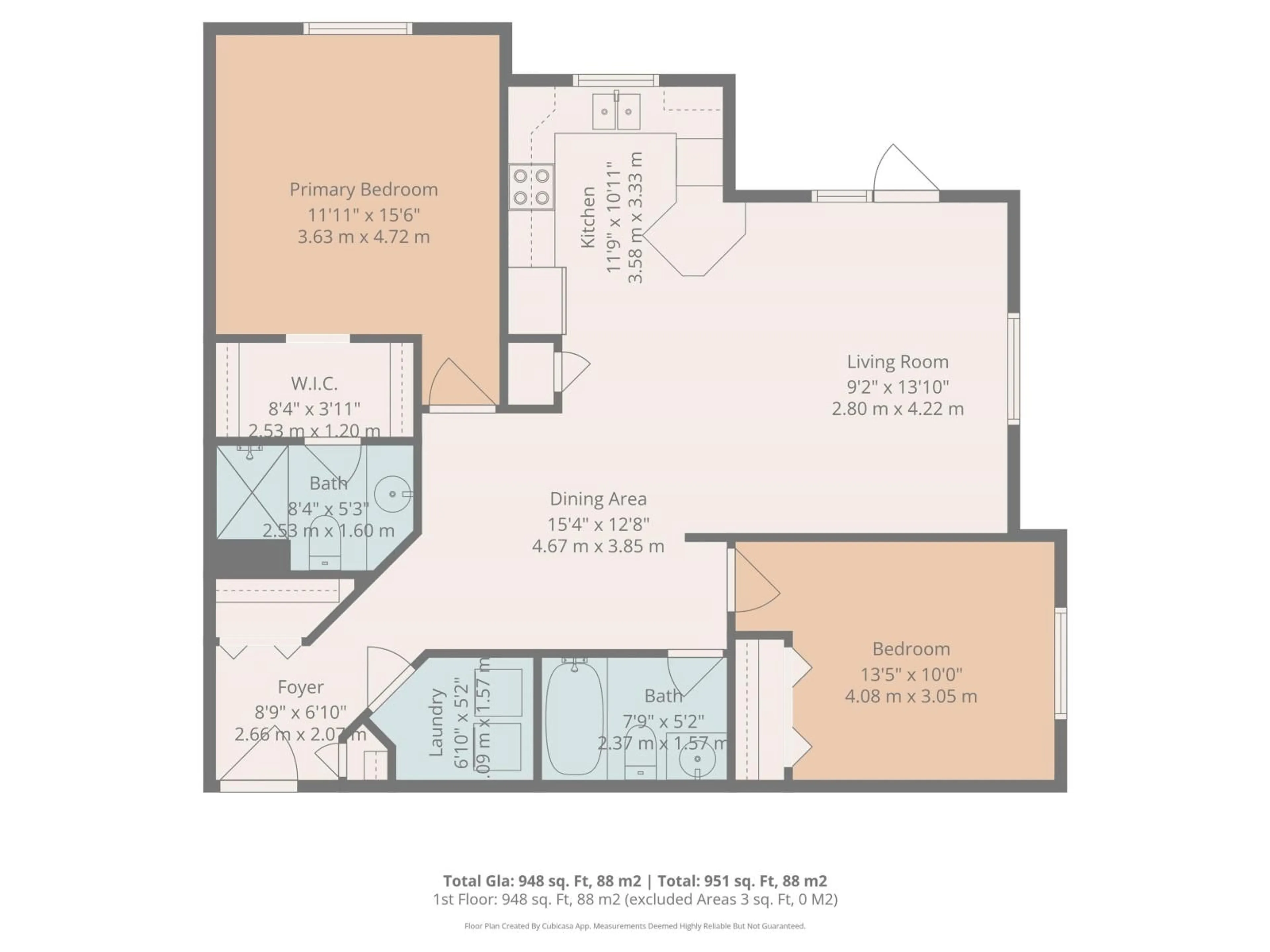 Floor plan for #324 - 300 SPRUCE RIDGE RD, Spruce Grove Alberta T7X0H6