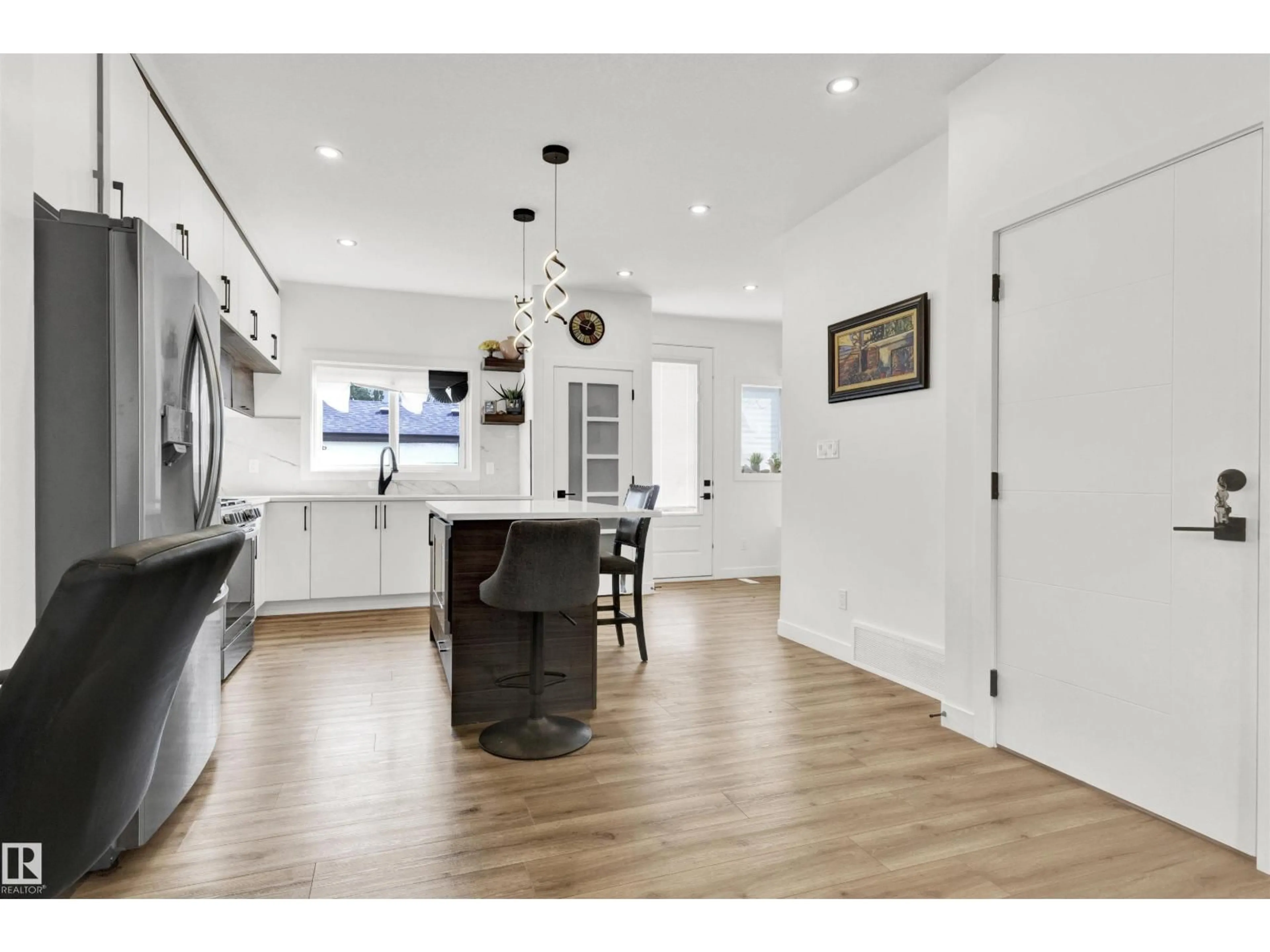 Open concept kitchen, unknown for NW - 9559 85 ST, Edmonton Alberta T6C3E1