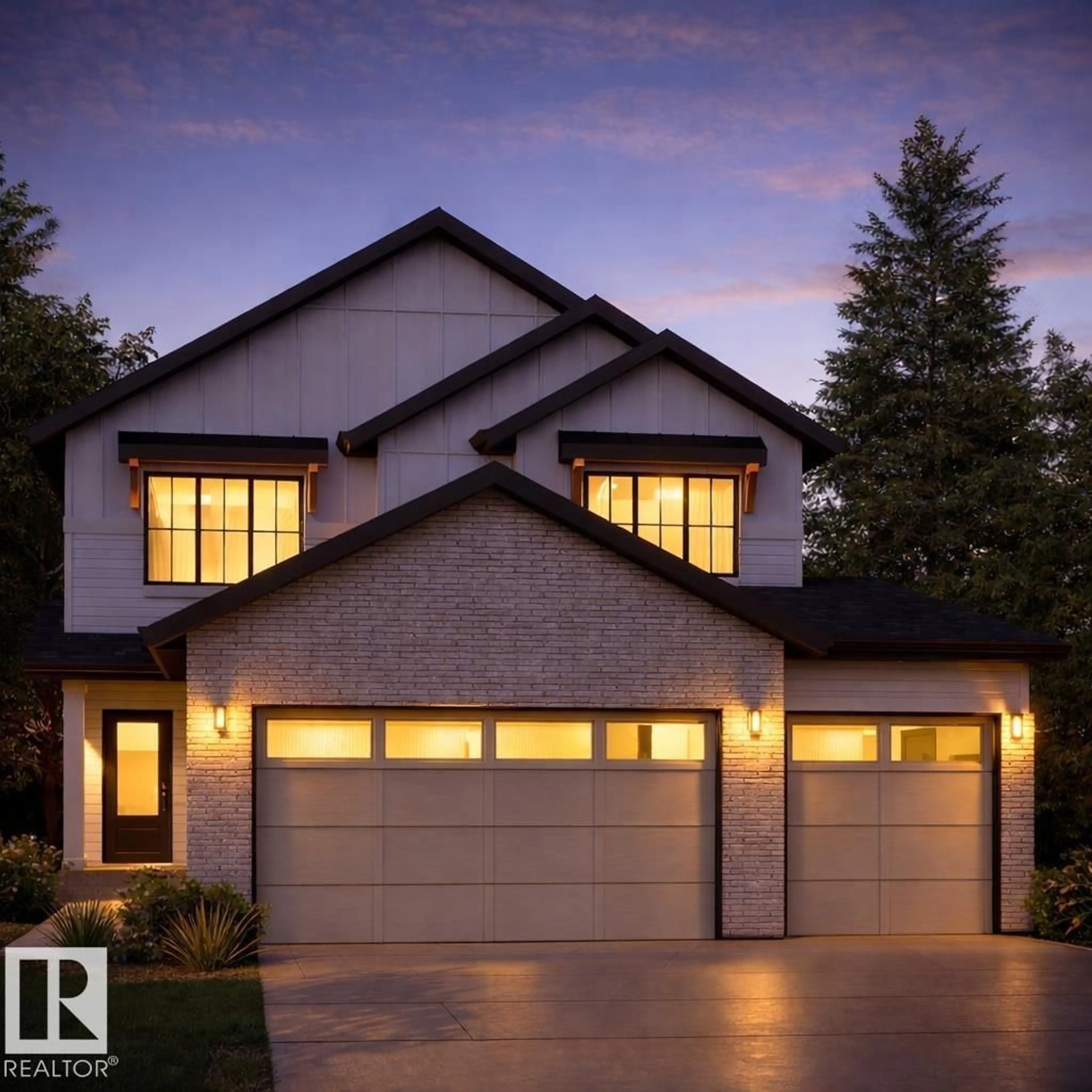 Home with brick exterior material, street for 58 REDPOLL WD, St. Albert Alberta T8N8C7