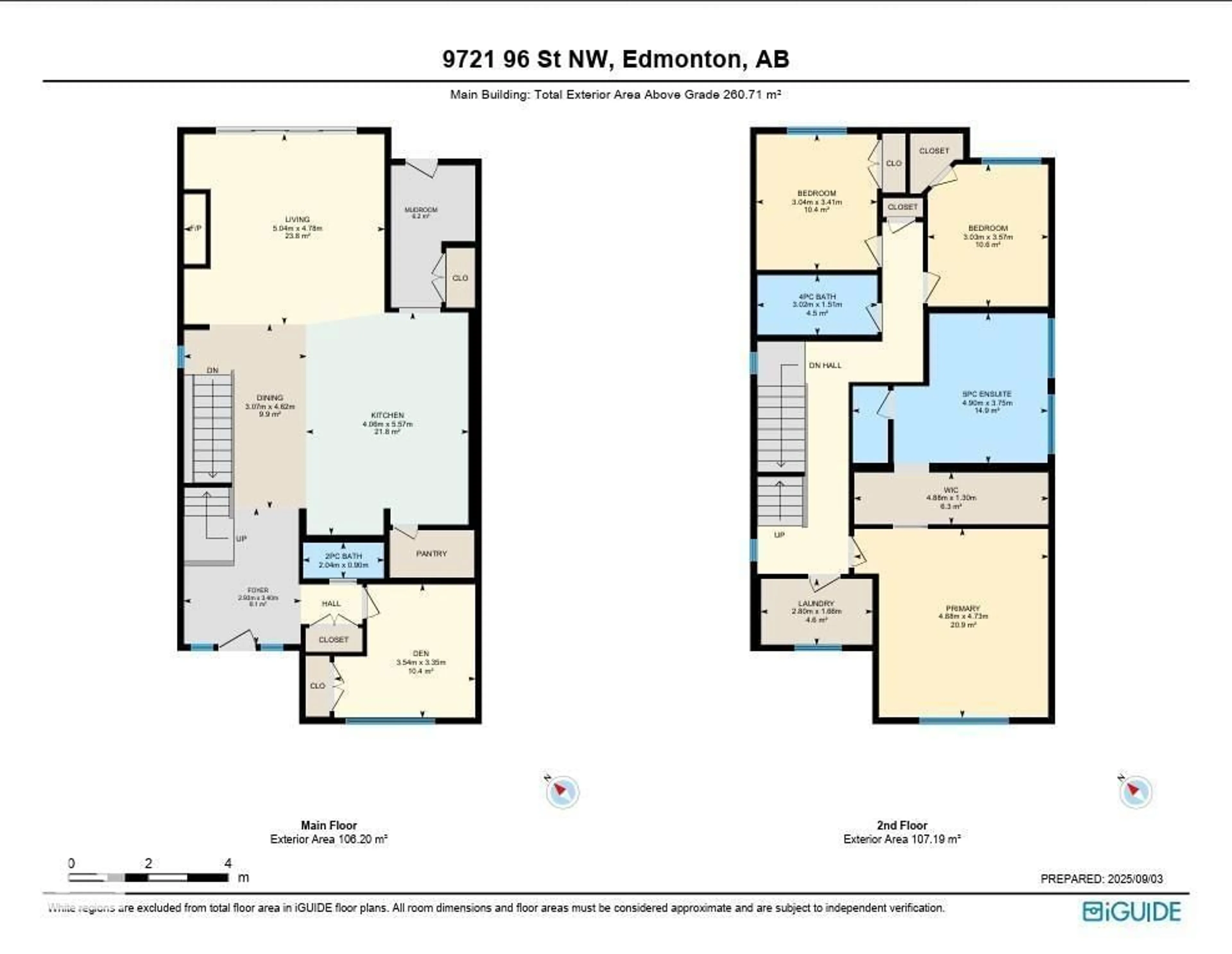 Floor plan for 9721 96 ST, Edmonton Alberta T6C3Z4