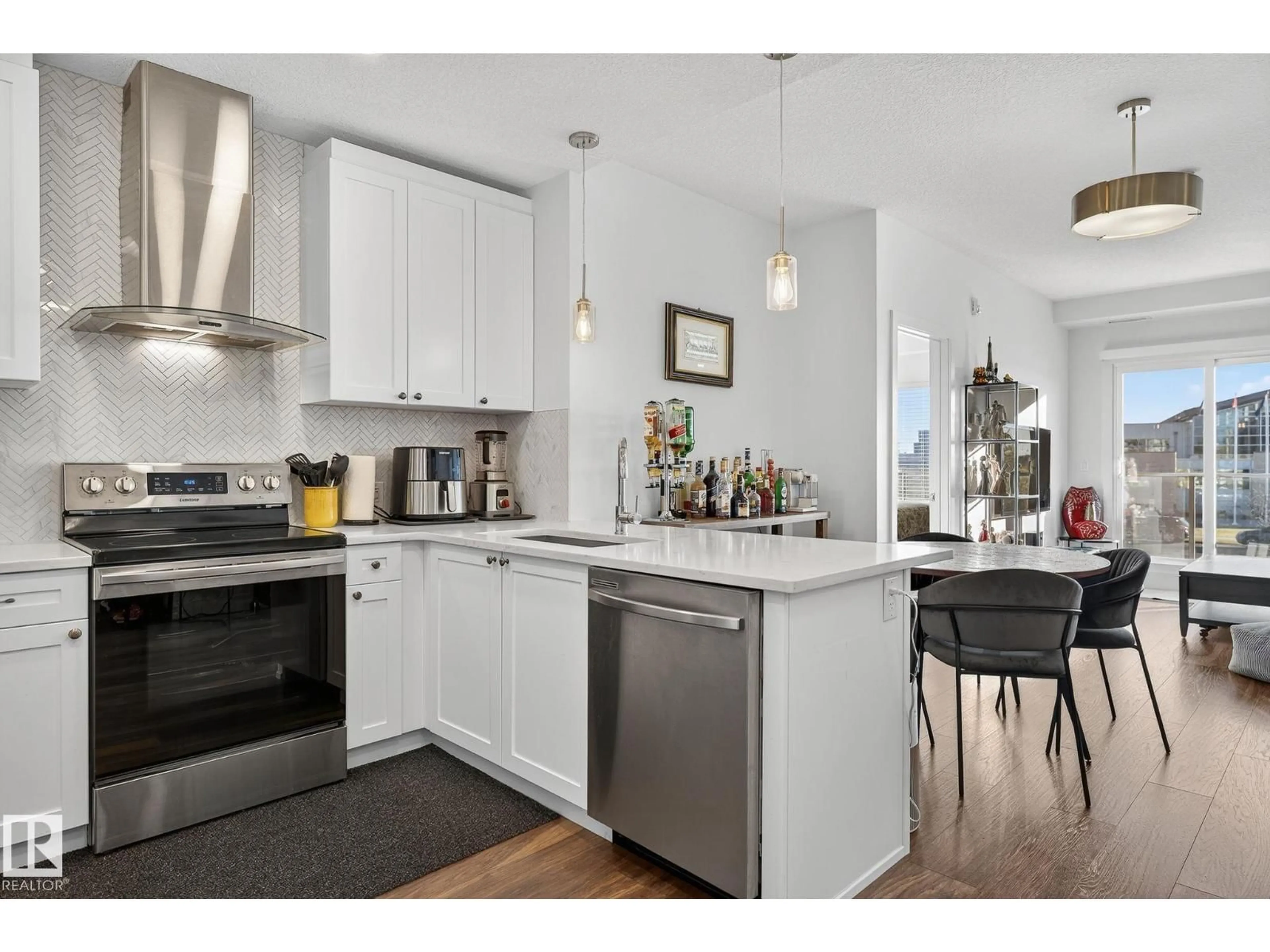 Open concept kitchen, unknown for #218 - 1316 WINDERMERE WY, Edmonton Alberta T6W2J3
