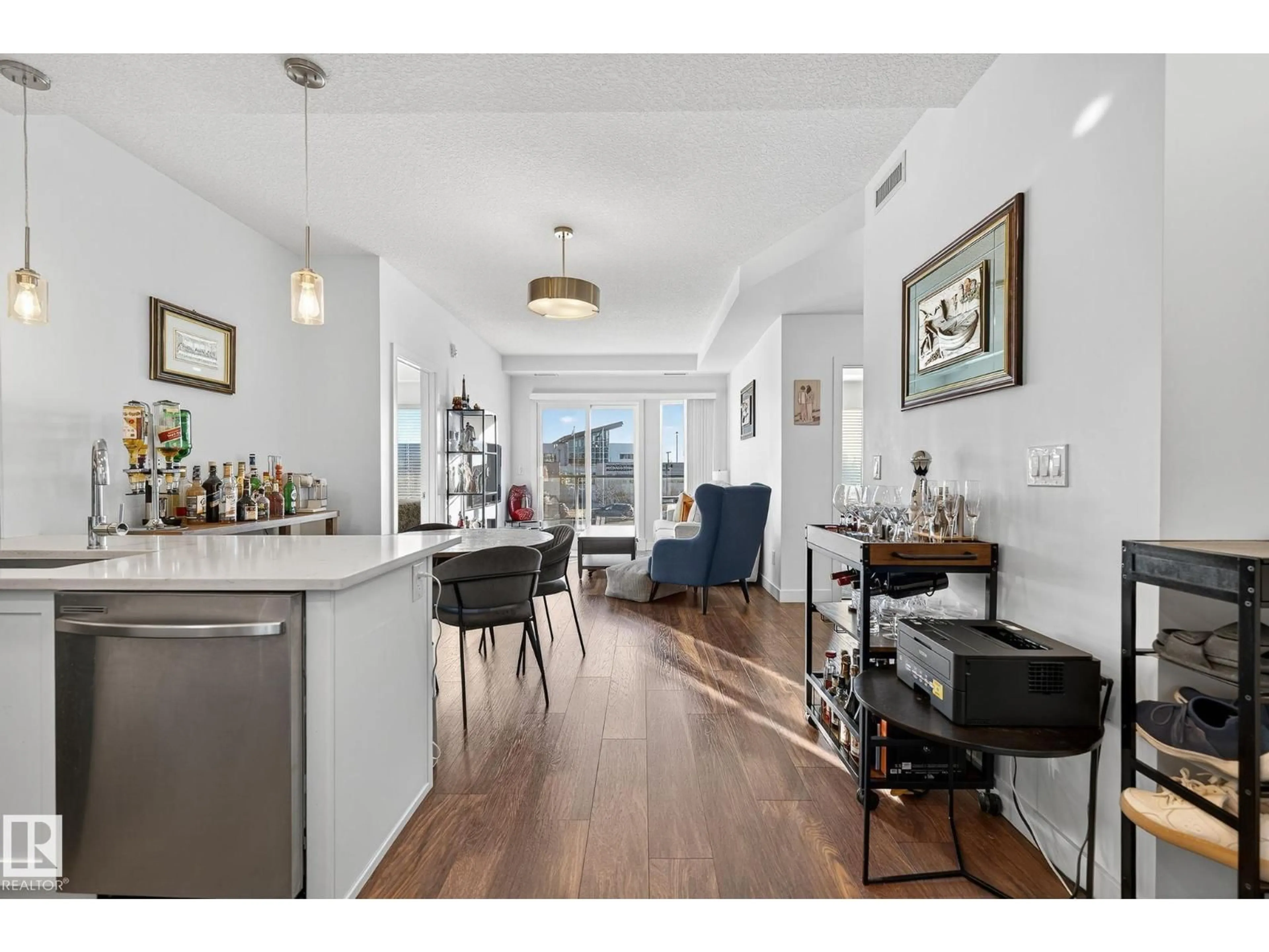 Open concept kitchen, unknown for #218 - 1316 WINDERMERE WY, Edmonton Alberta T6W2J3