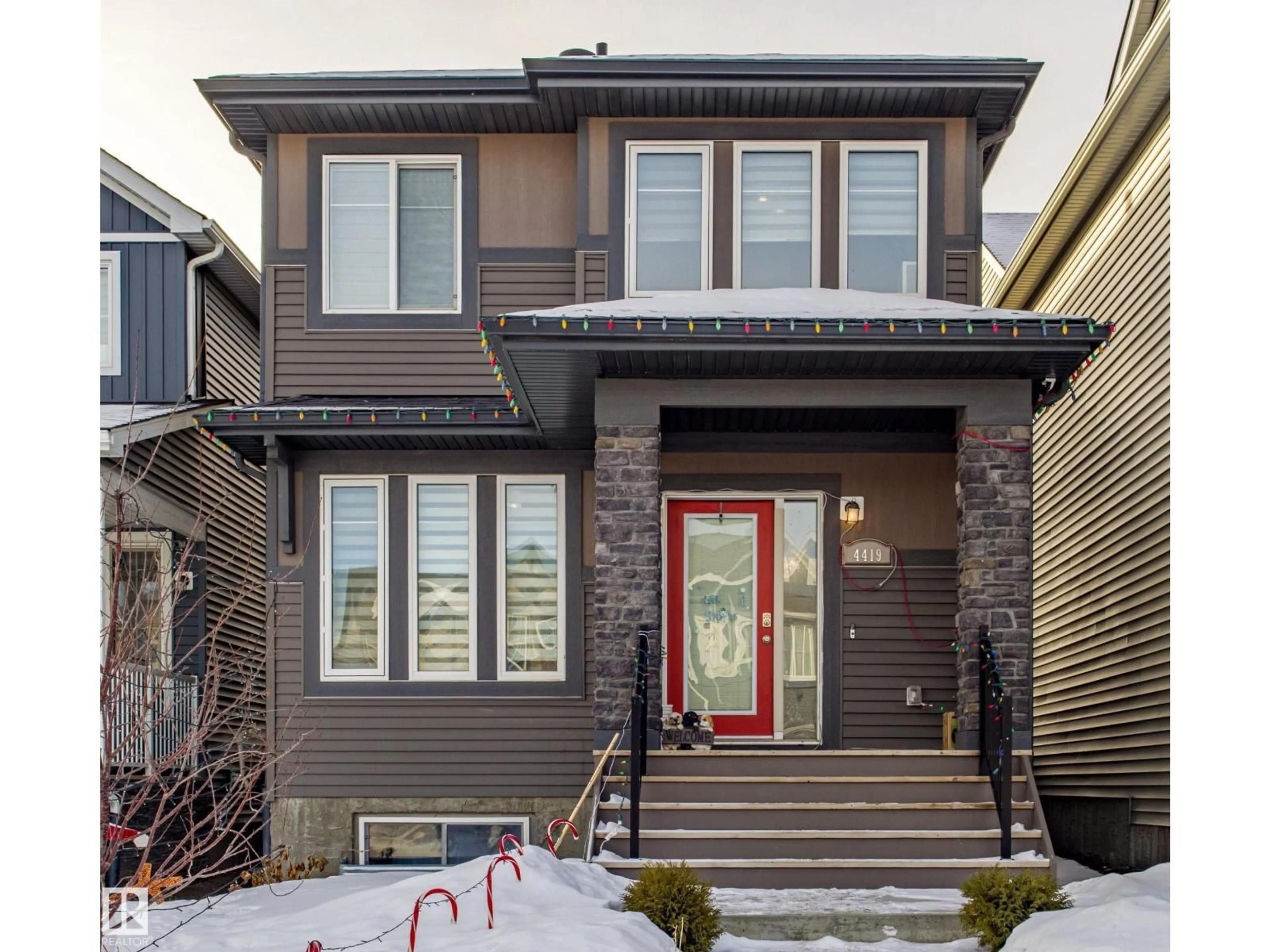 Home with brick exterior material, street for 4419 KINSELLA GREEN GR, Edmonton Alberta T6W4J9