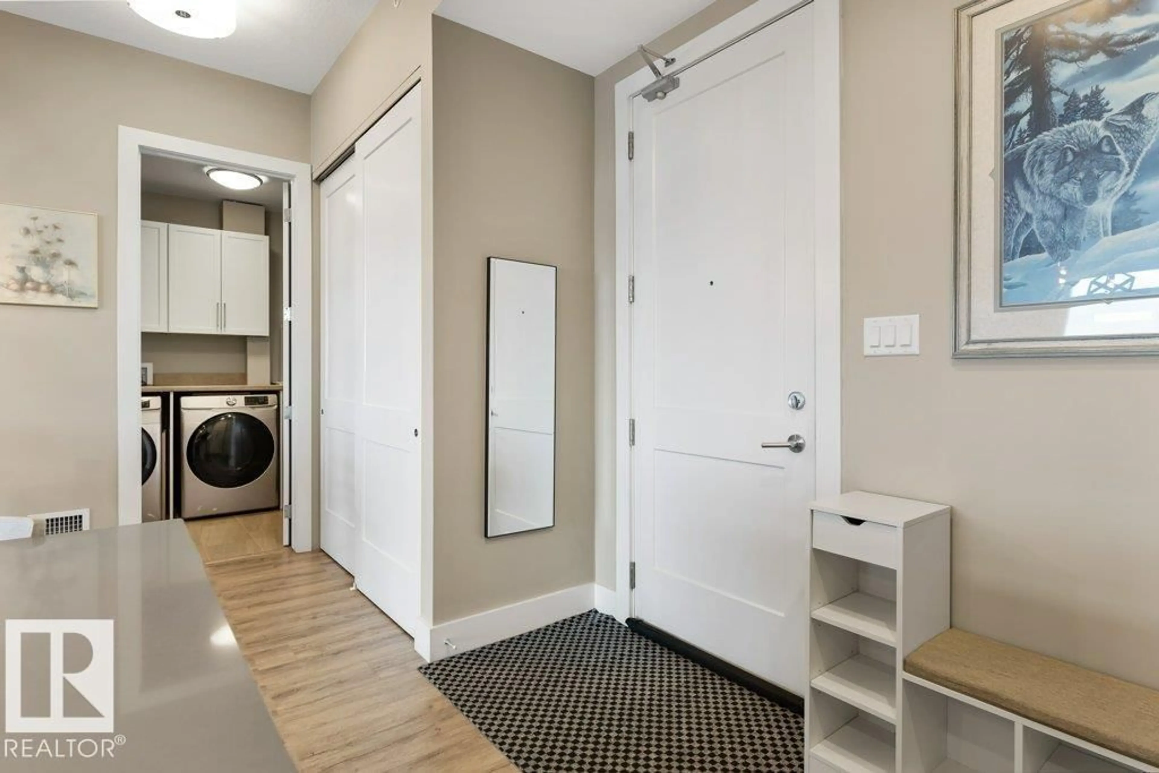 Indoor entryway for #405 - 528 GRIESBACH PR, Edmonton Alberta T5E6X2