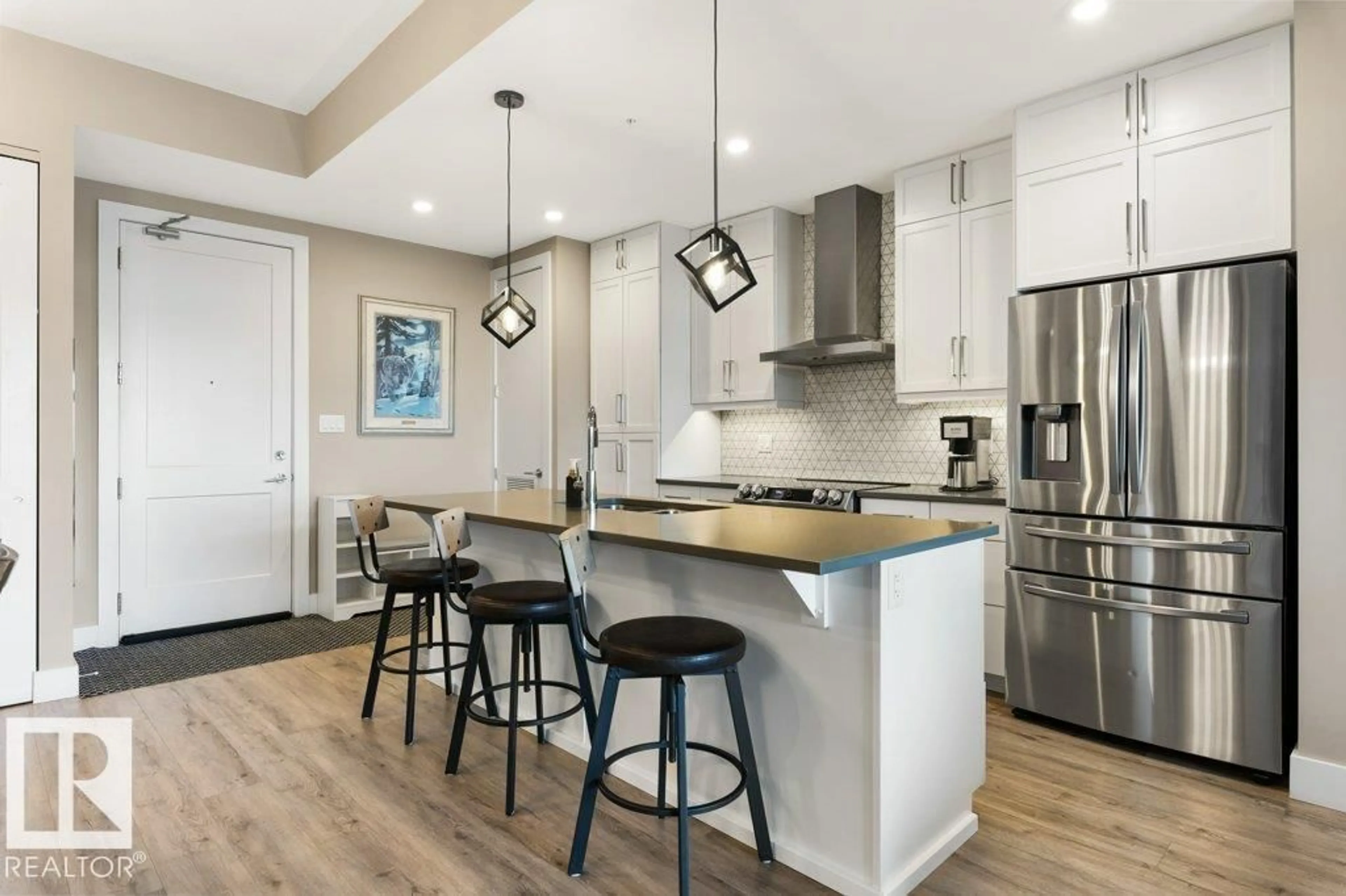 Open concept kitchen, unknown for #405 - 528 GRIESBACH PR, Edmonton Alberta T5E6X2