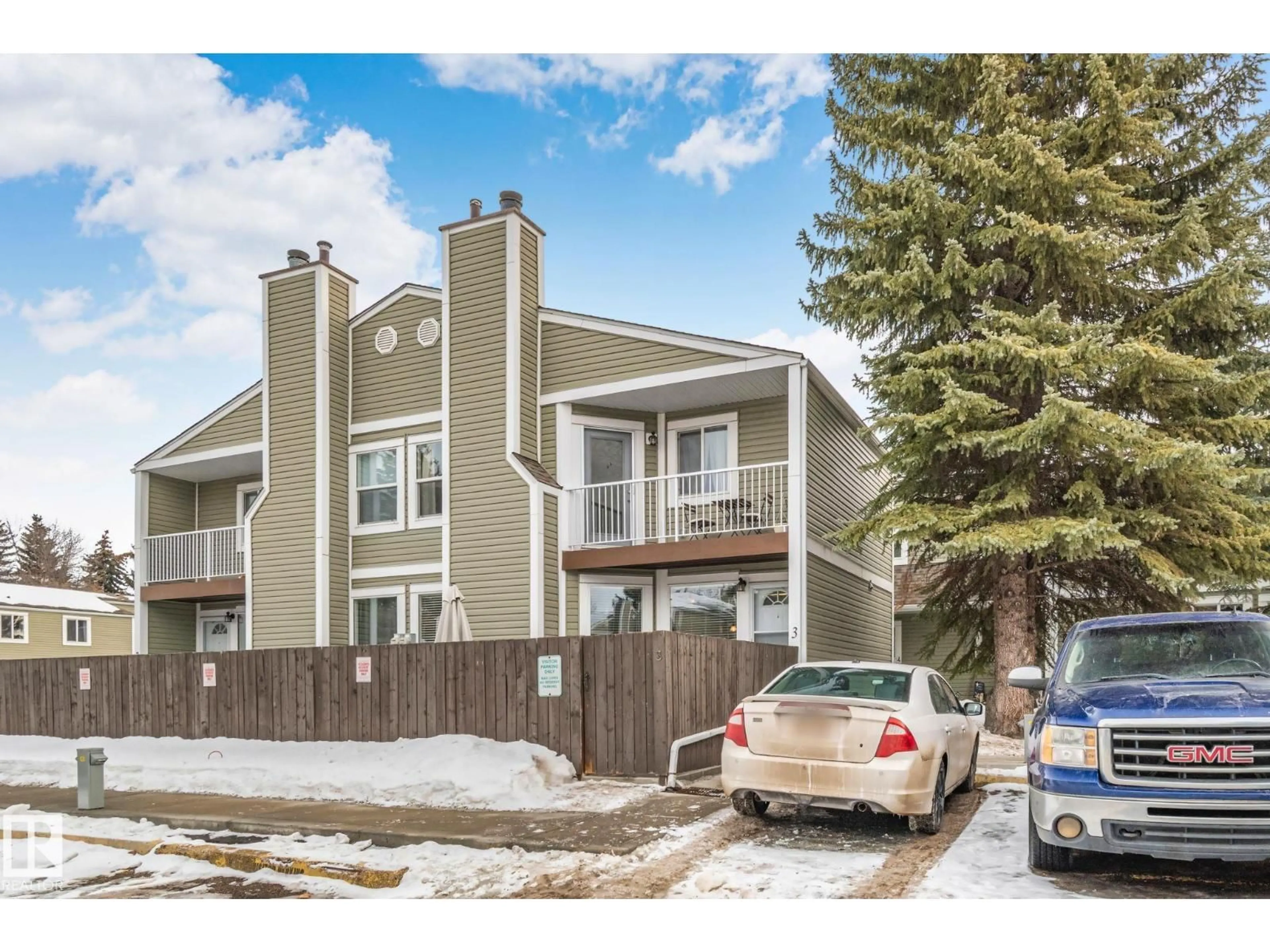 A pic from outside/outdoor area/front of a property/back of a property/a pic from drone, mountain view for #3 - 1820 56 ST, Edmonton Alberta T6L5L4