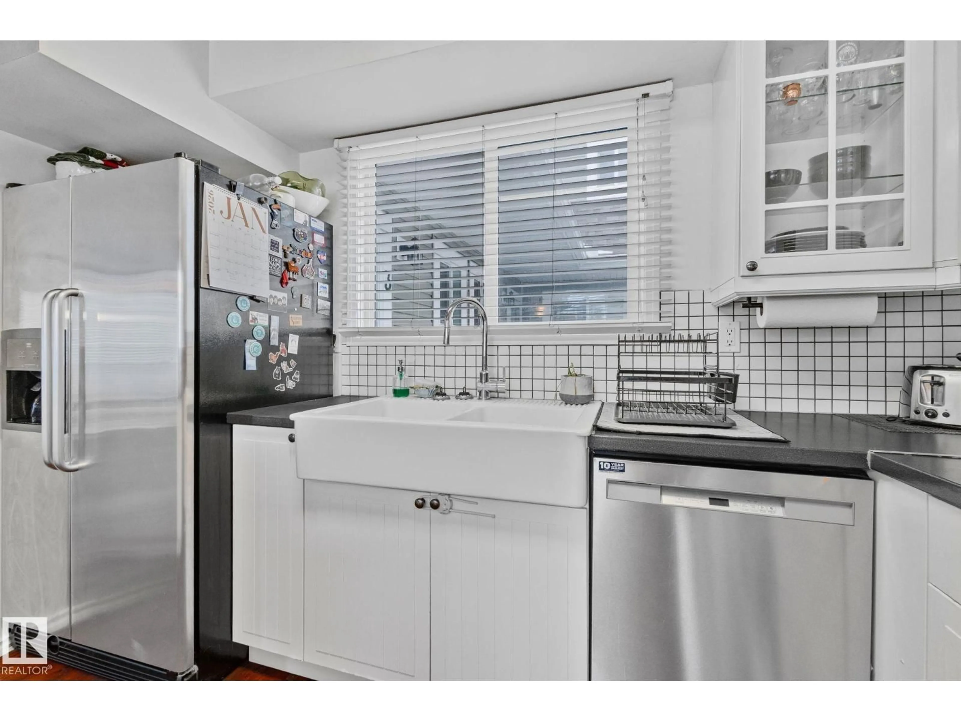 Standard kitchen, ceramic/tile floor for #3 - 1820 56 ST, Edmonton Alberta T6L5L4