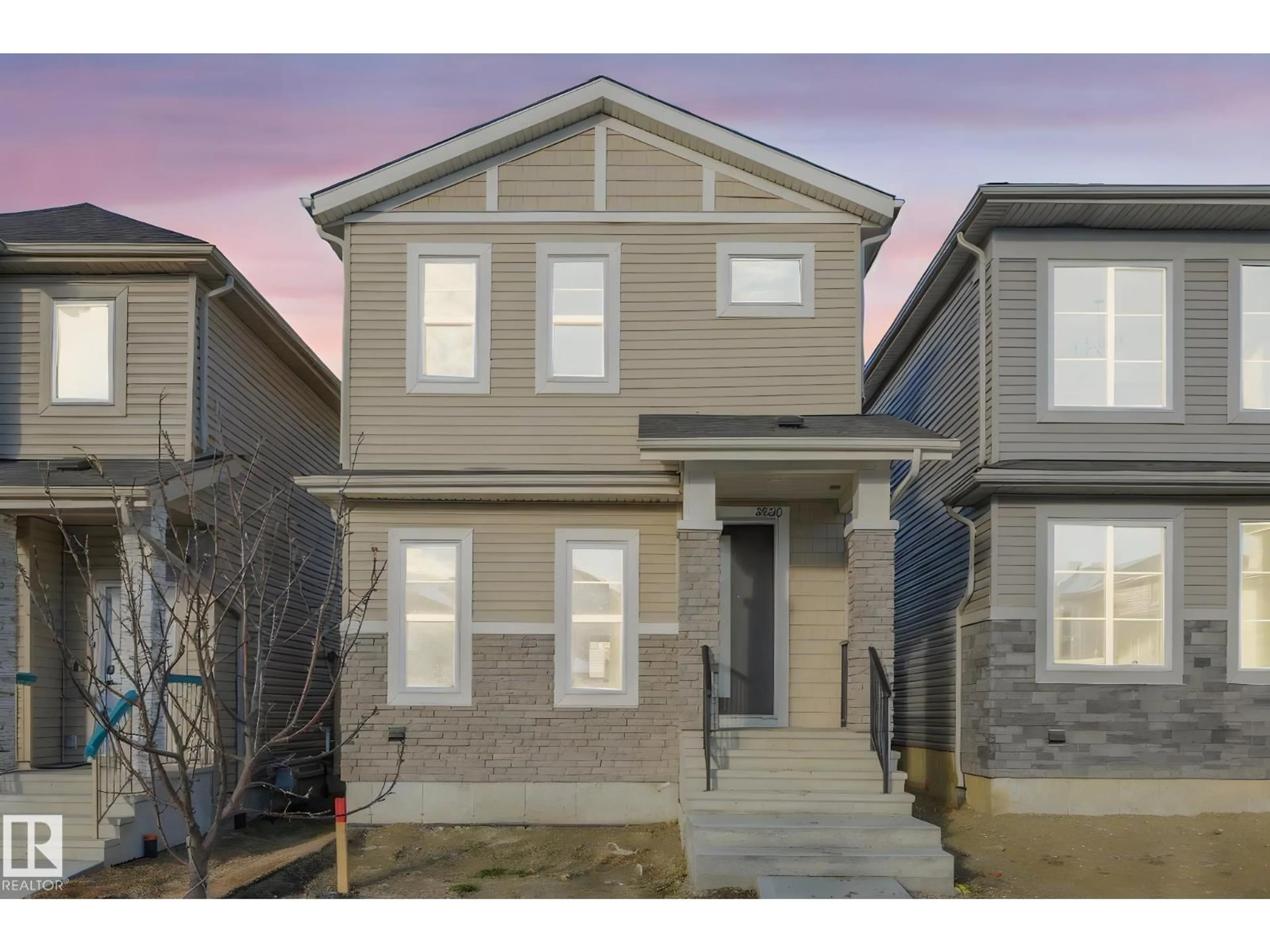 Home with vinyl exterior material, street for 3520 42 AVE, Beaumont Alberta T4X3G4