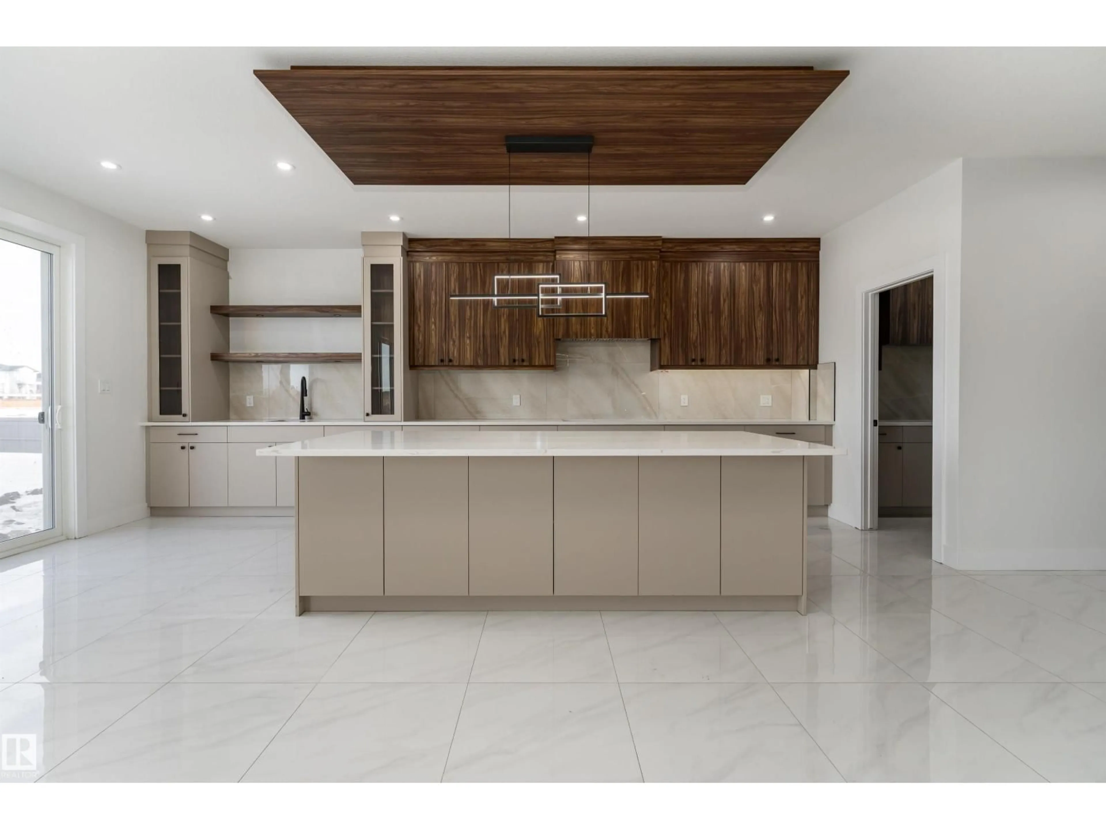 Contemporary kitchen, ceramic/tile floor for NE - 2414 63 AV, Rural Leduc County Alberta T4X3A6