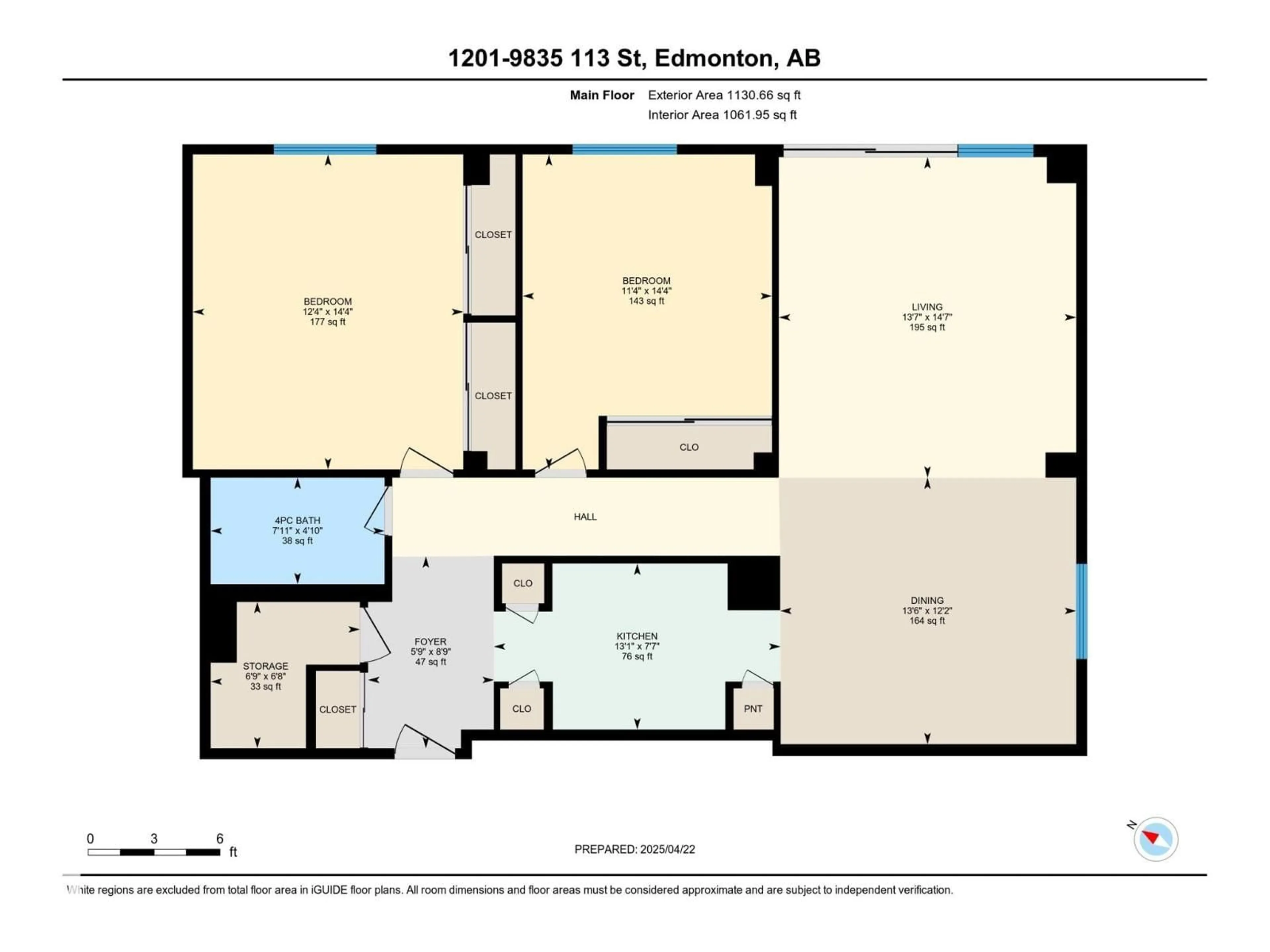 Floor plan for NW - 9835 113 ST, Edmonton Alberta T5K1N4