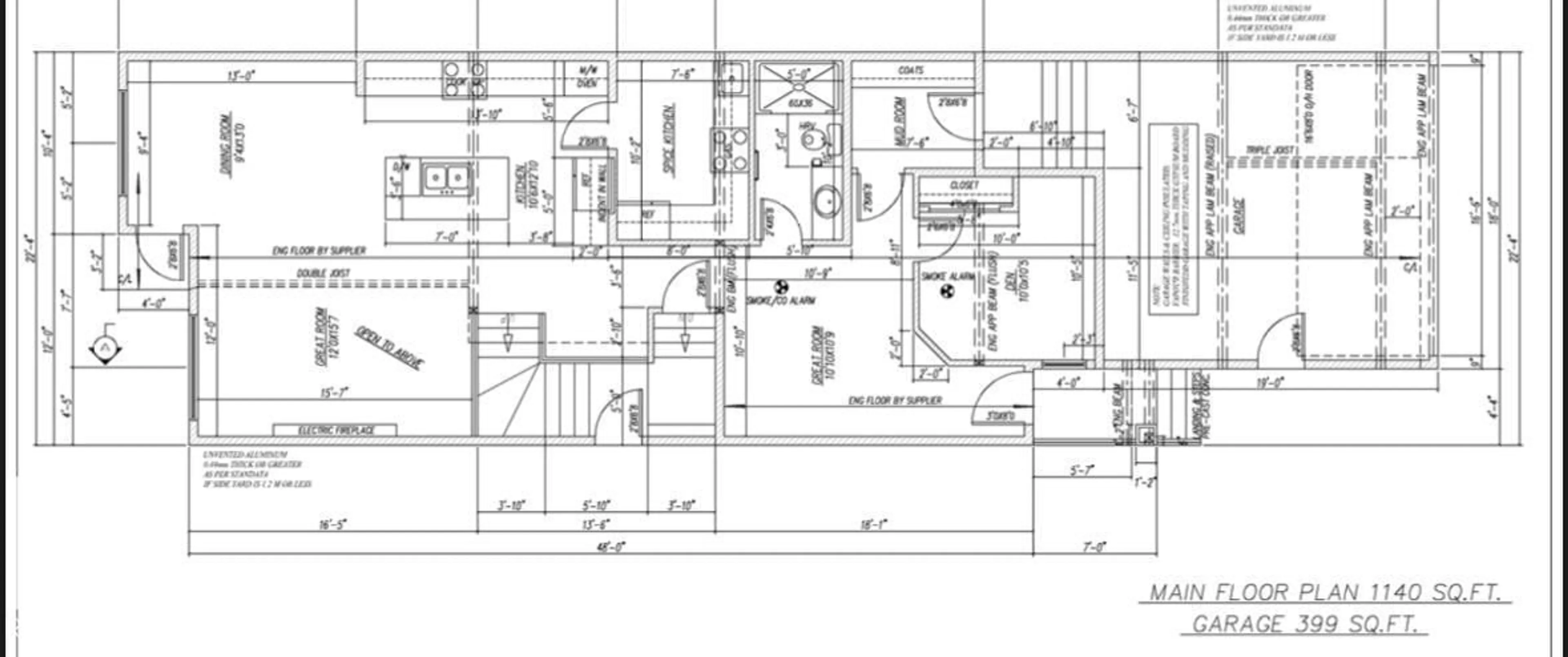 Floor plan for SW - 119 24 ST, Edmonton Alberta T6X3K4