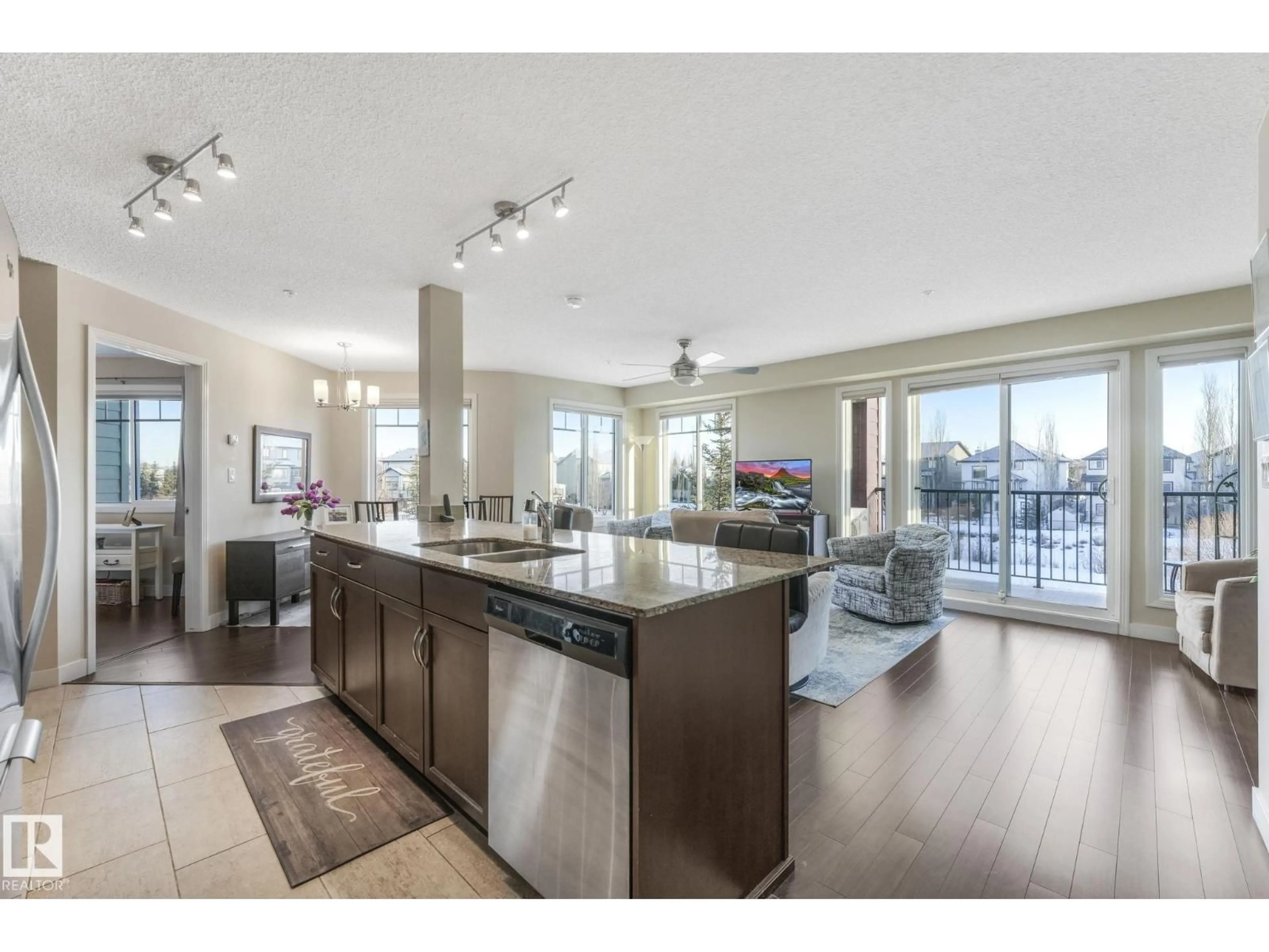 Open concept kitchen, unknown for #215 - 7021 SOUTH TERWILLEGAR DR, Edmonton Alberta T6R0W5