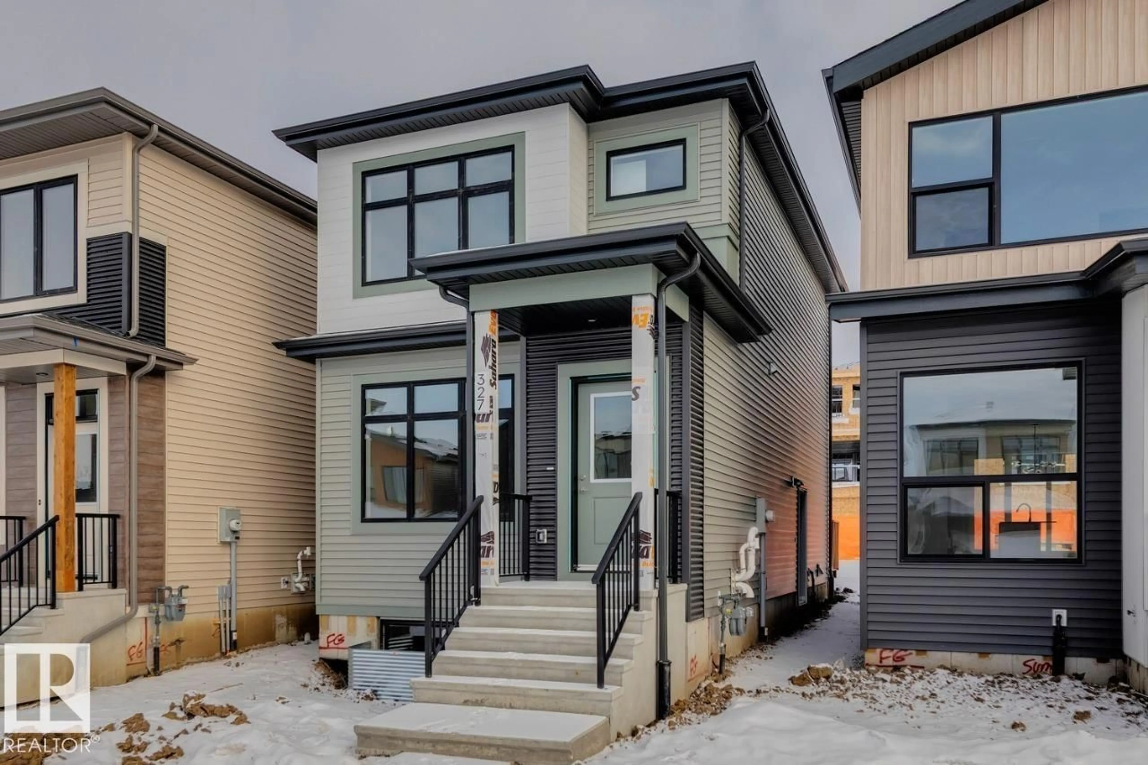 Home with brick exterior material, street for 327 30 ST, Edmonton Alberta T6X3L6