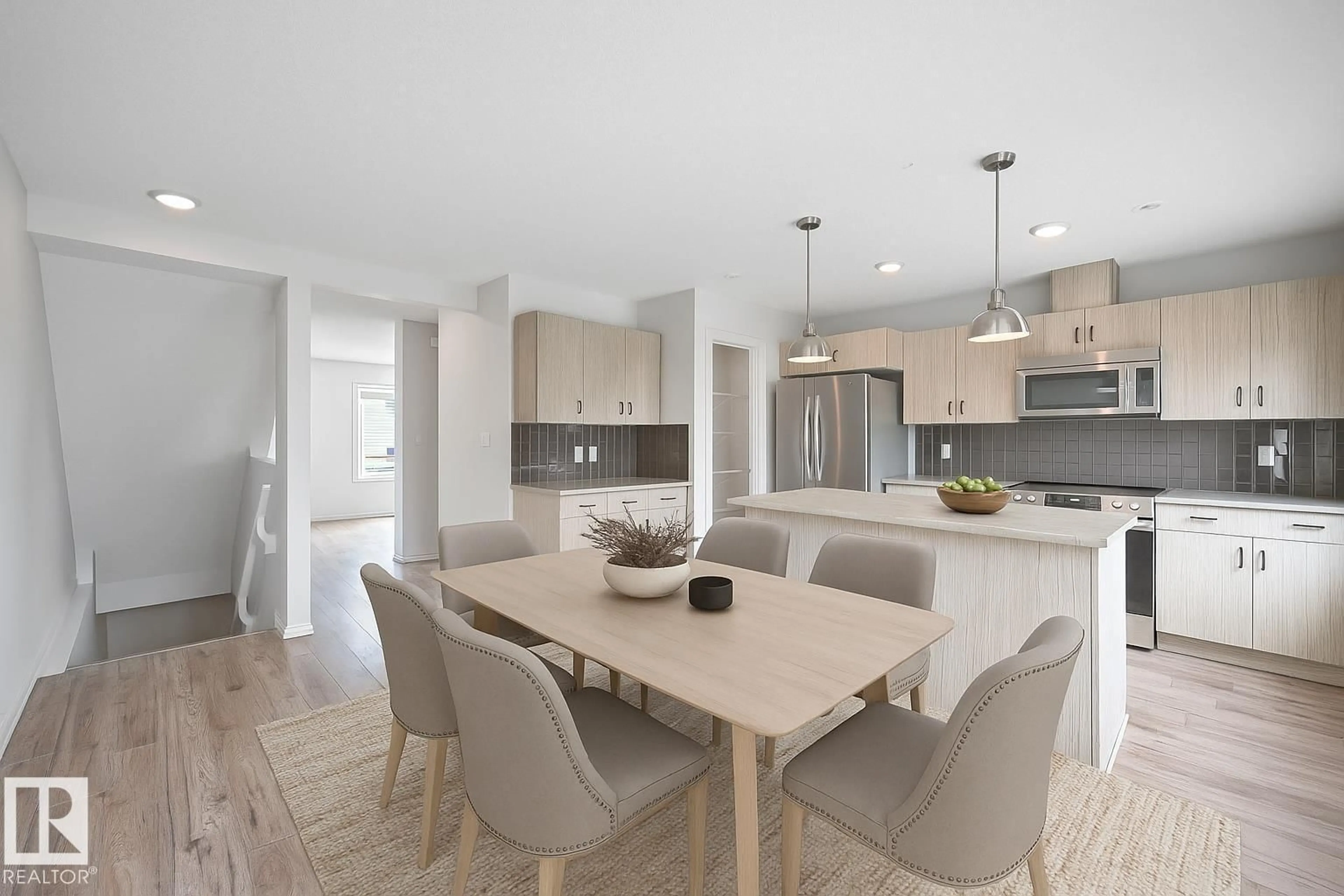 Open concept kitchen, unknown for #3 - 2215 24 ST, Edmonton Alberta T6T1A6