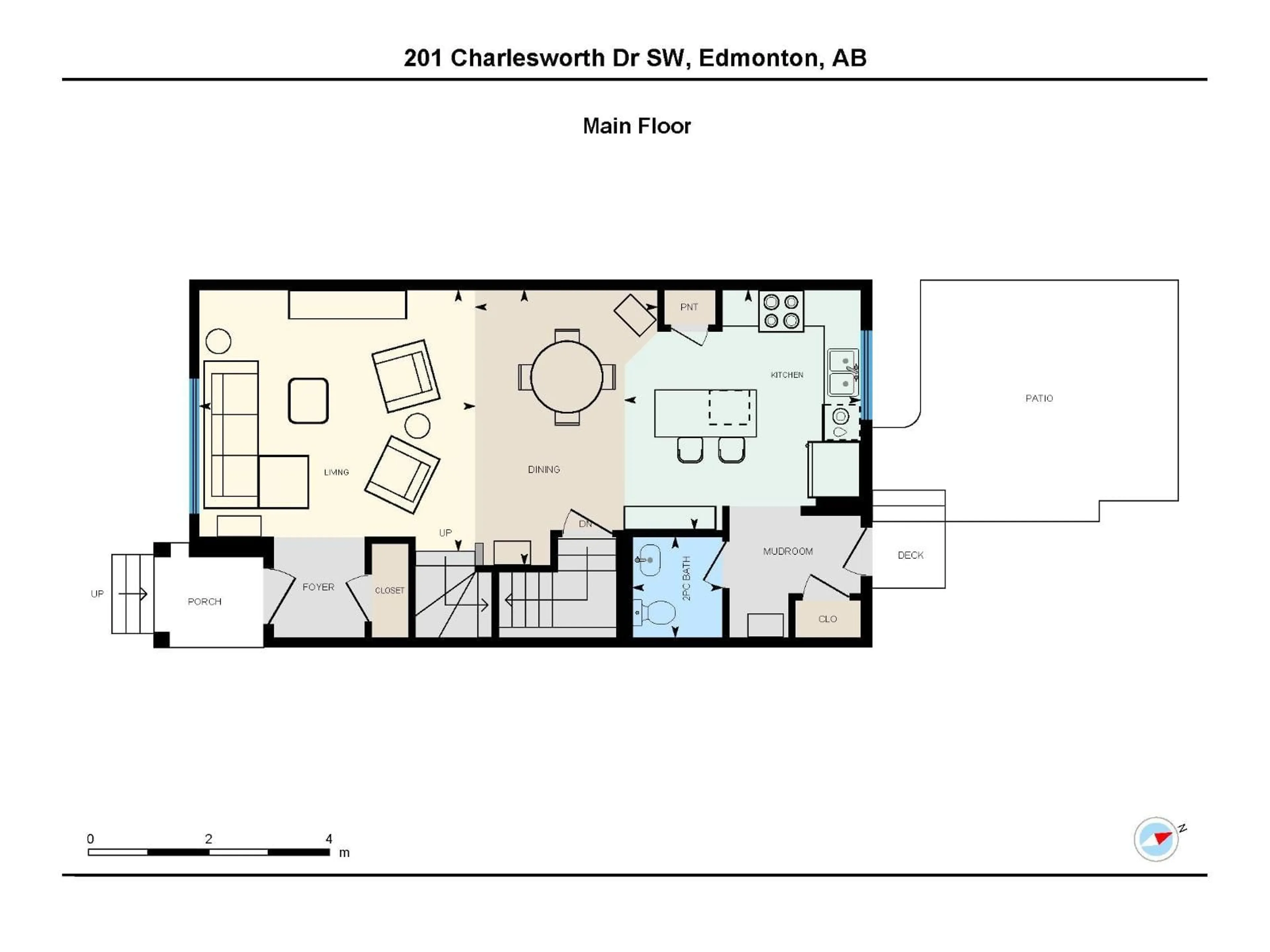 Floor plan for 201 CHARLESWORTH DR, Edmonton Alberta T6X2W2