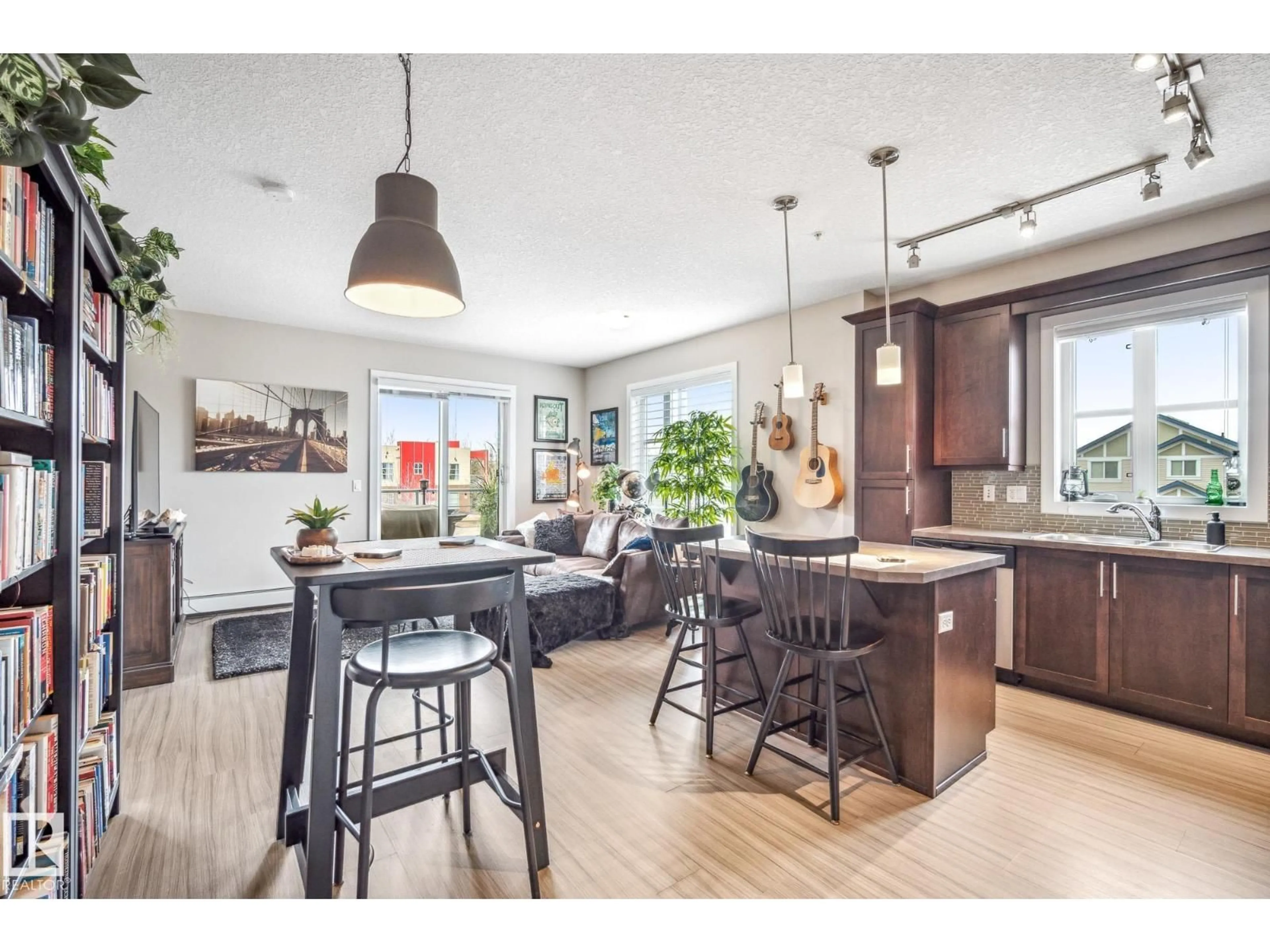Open concept kitchen, unknown for #204 - 2588 ANDERSON WY, Edmonton Alberta T6W0R2