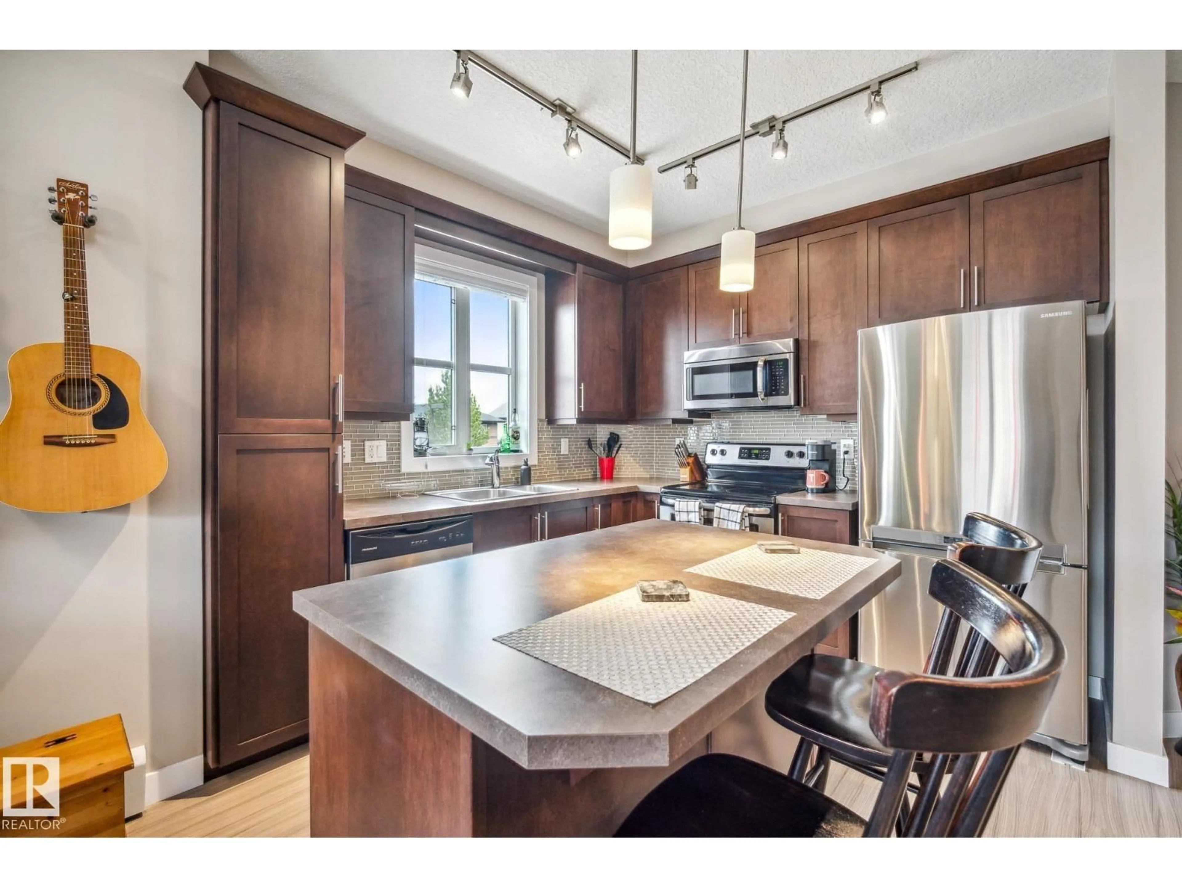 Open concept kitchen, unknown for #204 - 2588 ANDERSON WY, Edmonton Alberta T6W0R2