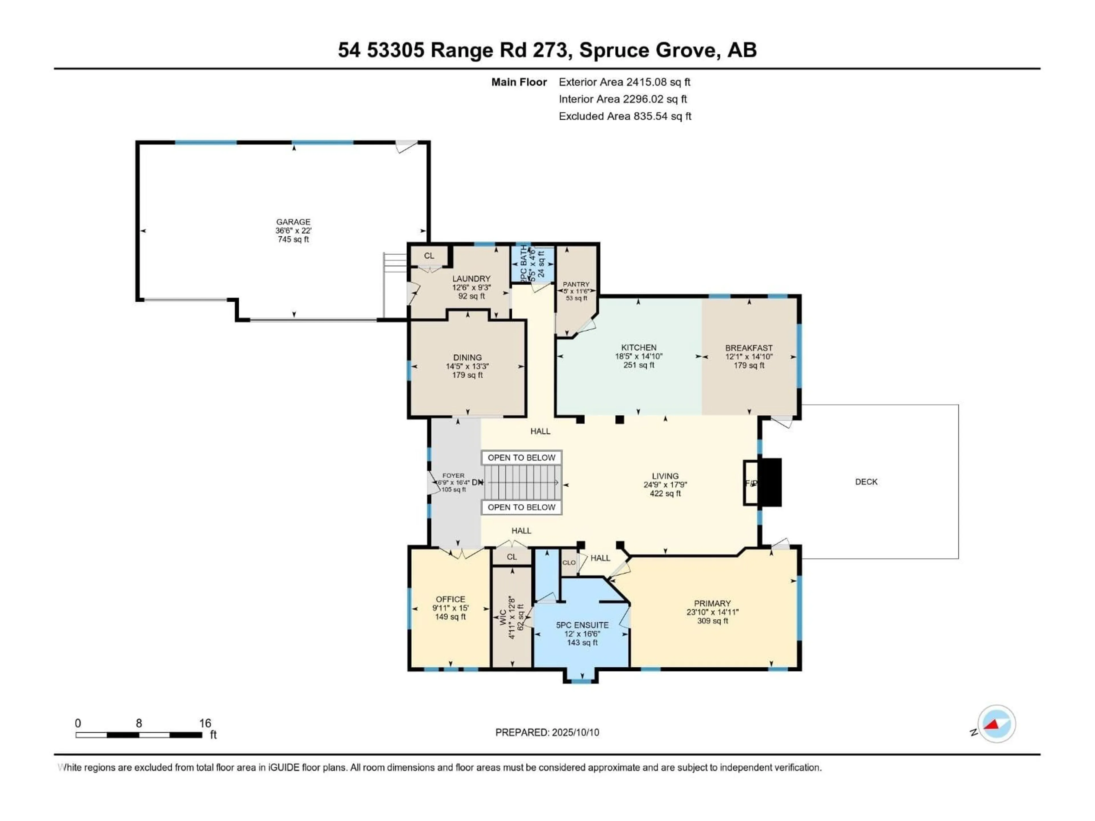 Floor plan for 54 53305 RGE ROAD 273, Rural Parkland County Alberta T7X3N3
