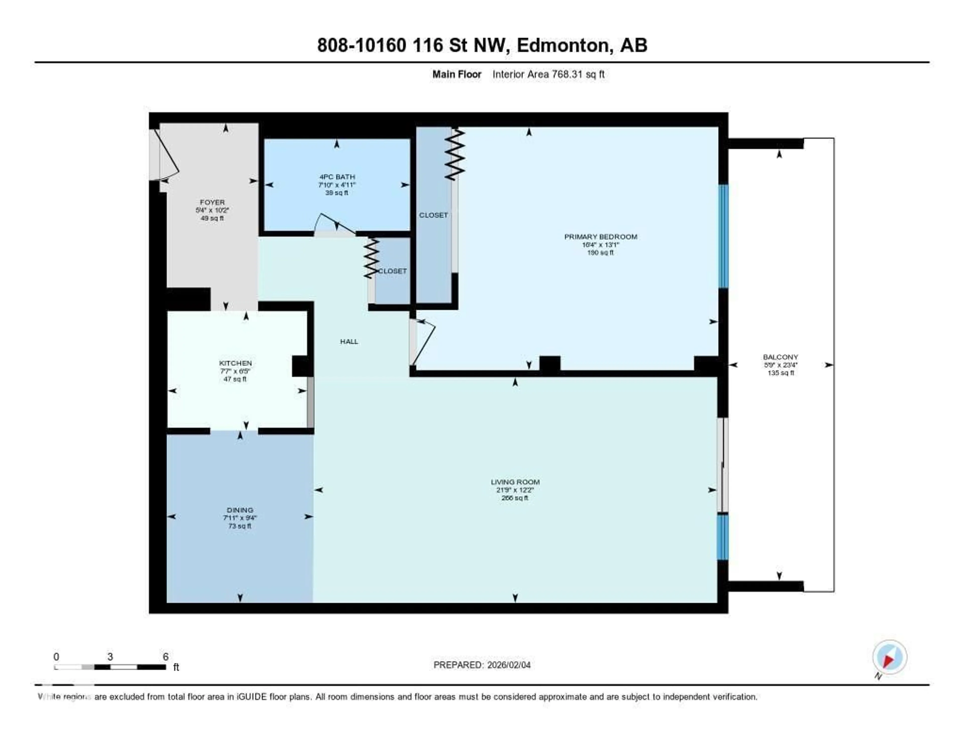 Floor plan for 808 - 10160 116 ST NW, Edmonton Alberta T5K1V9