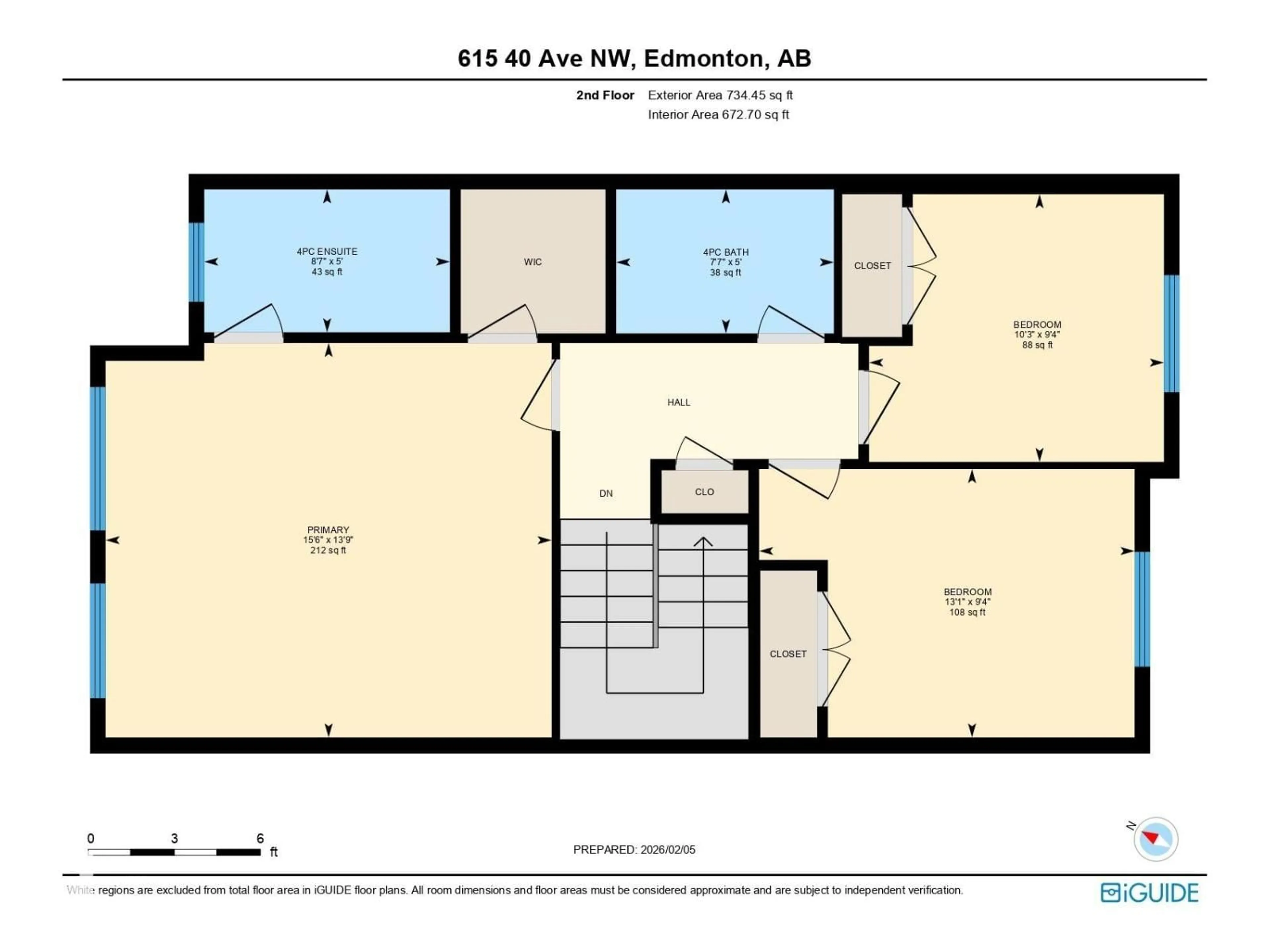 Floor plan for 615 40 AV, Edmonton Alberta T6T0T5