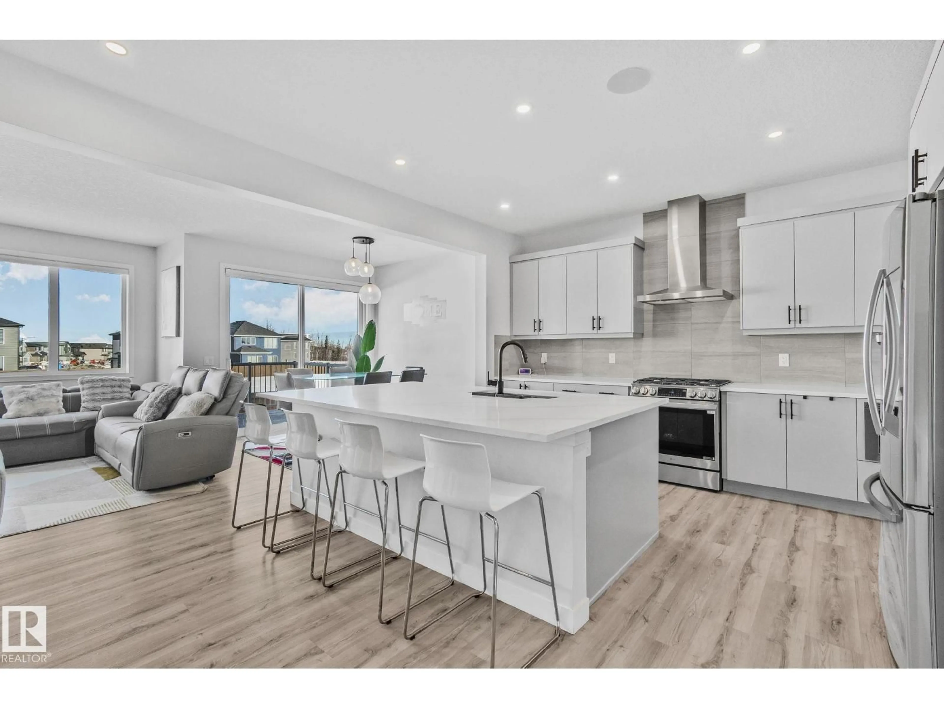 Open concept kitchen, unknown for SW - 15816 29 AV, Edmonton Alberta T5W4X4