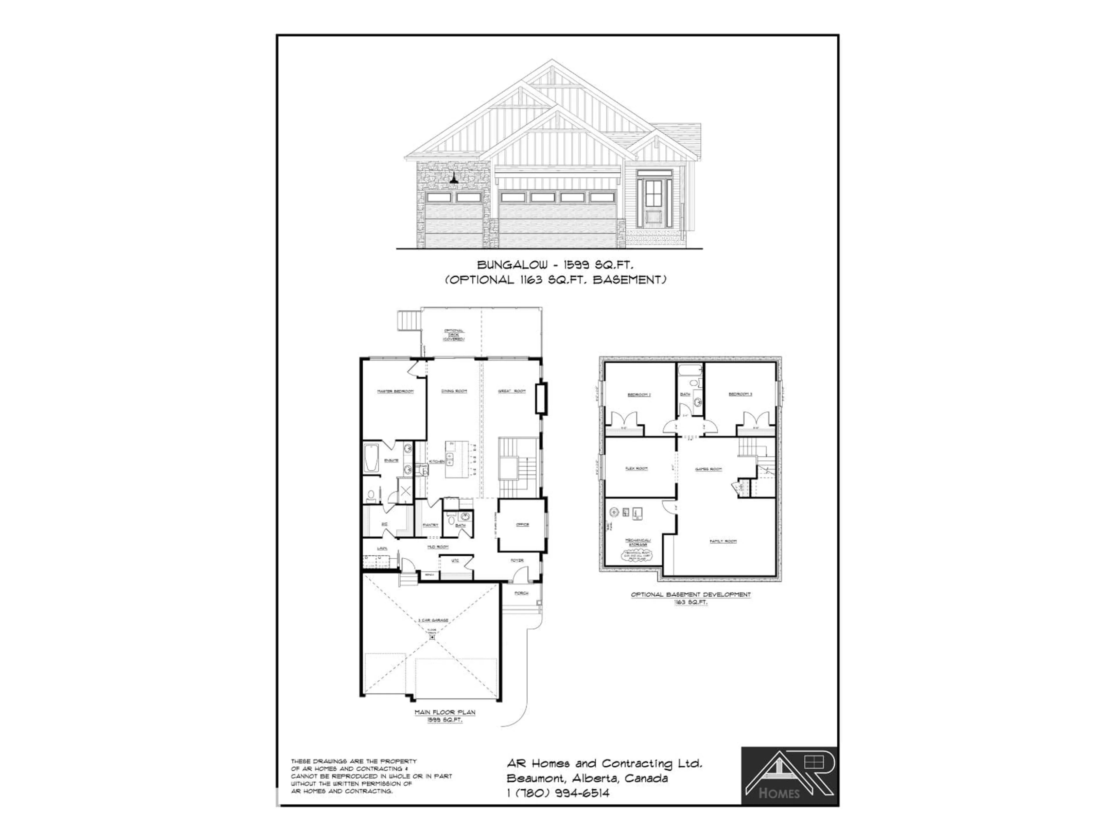 Floor plan for 80 40 ST, Beaumont Alberta T4X3C1