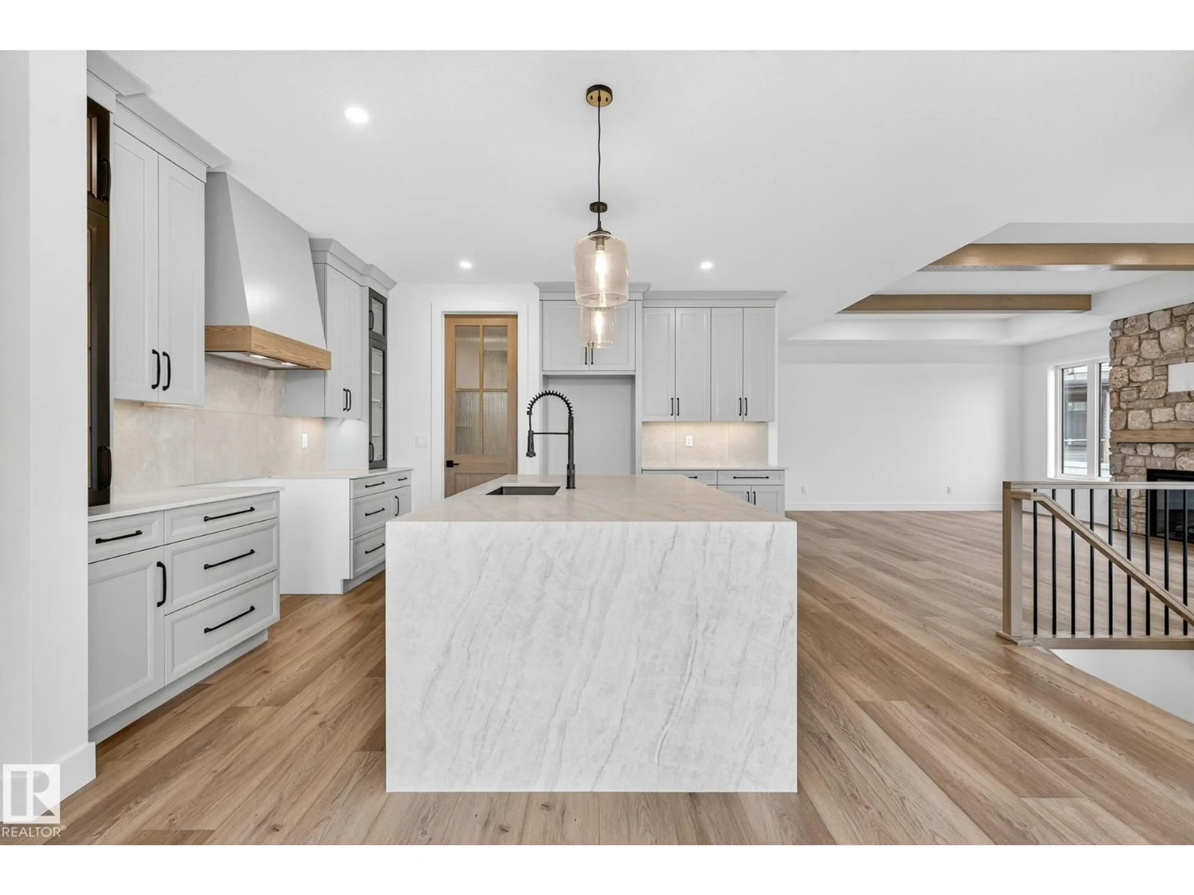 Open concept kitchen, unknown for 80 40 ST, Beaumont Alberta T4X3C1