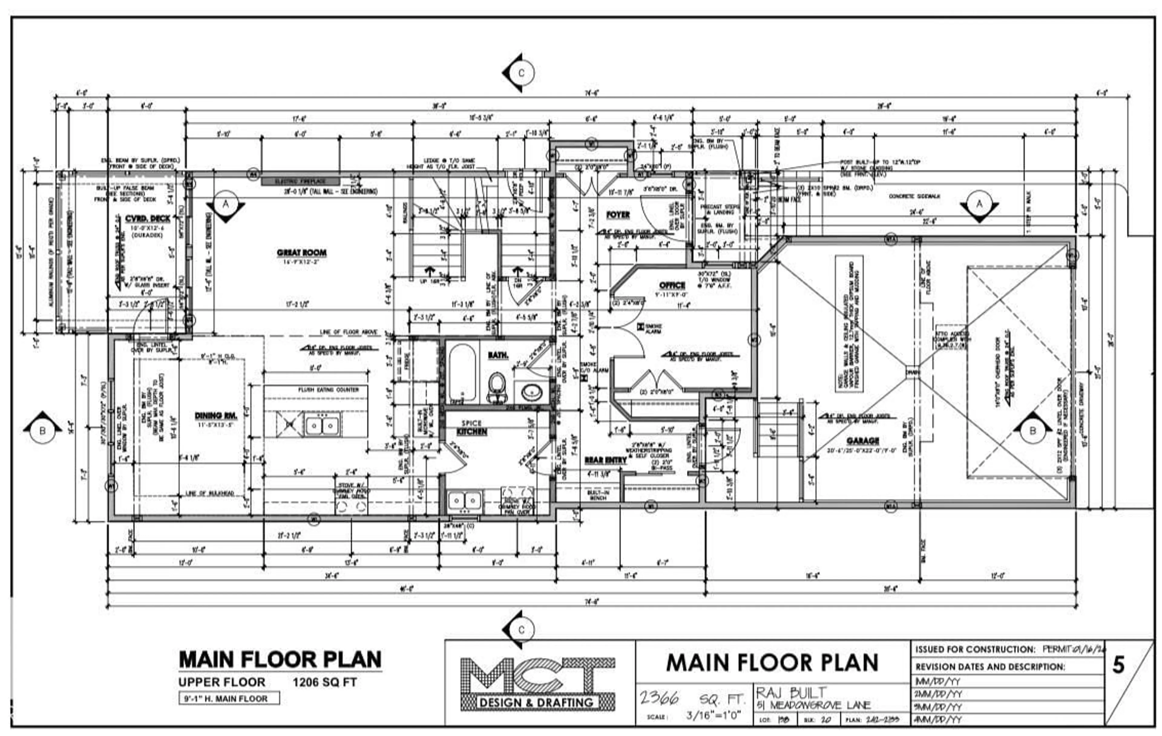 Floor plan for 51 MEADOWGROVE LANE, Spruce Grove Alberta T7X0W2