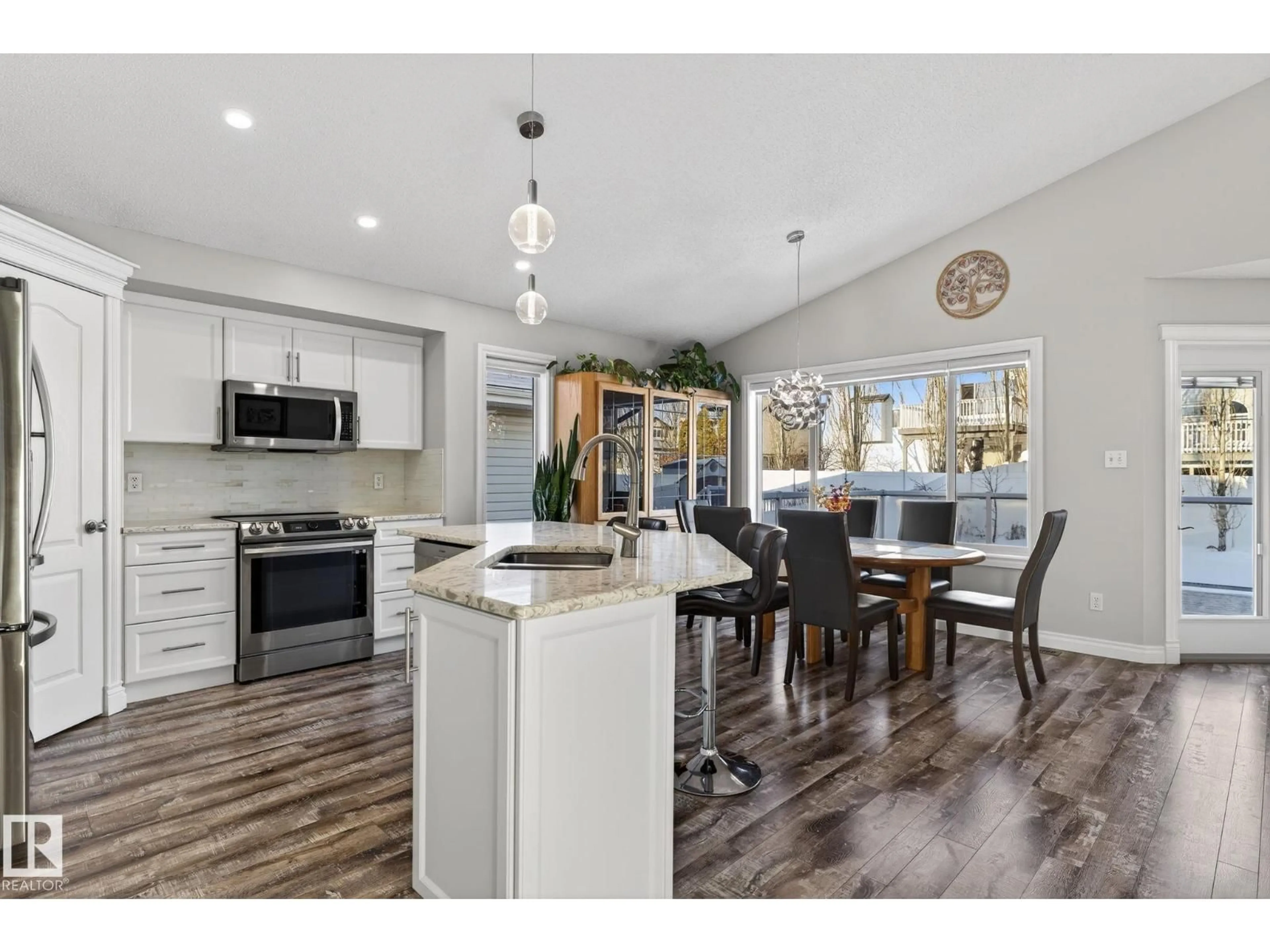 Open concept kitchen, unknown for NW - 15424 43 ST, Edmonton Alberta T5Y3G9