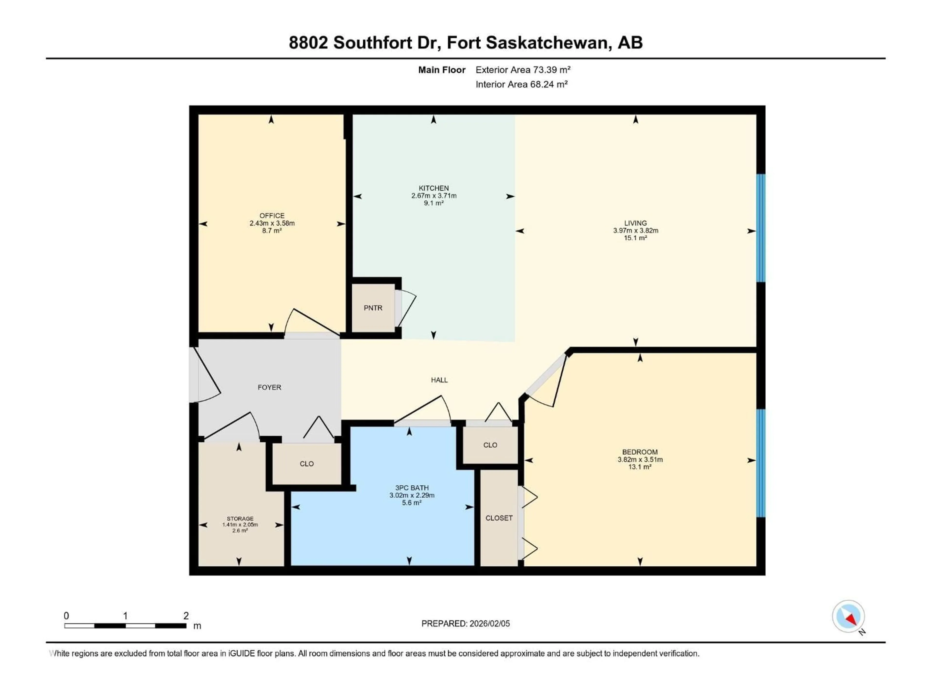 Floor plan for 410 8802 SOUTHFORT, Fort Saskatchewan Alberta T8L4R6