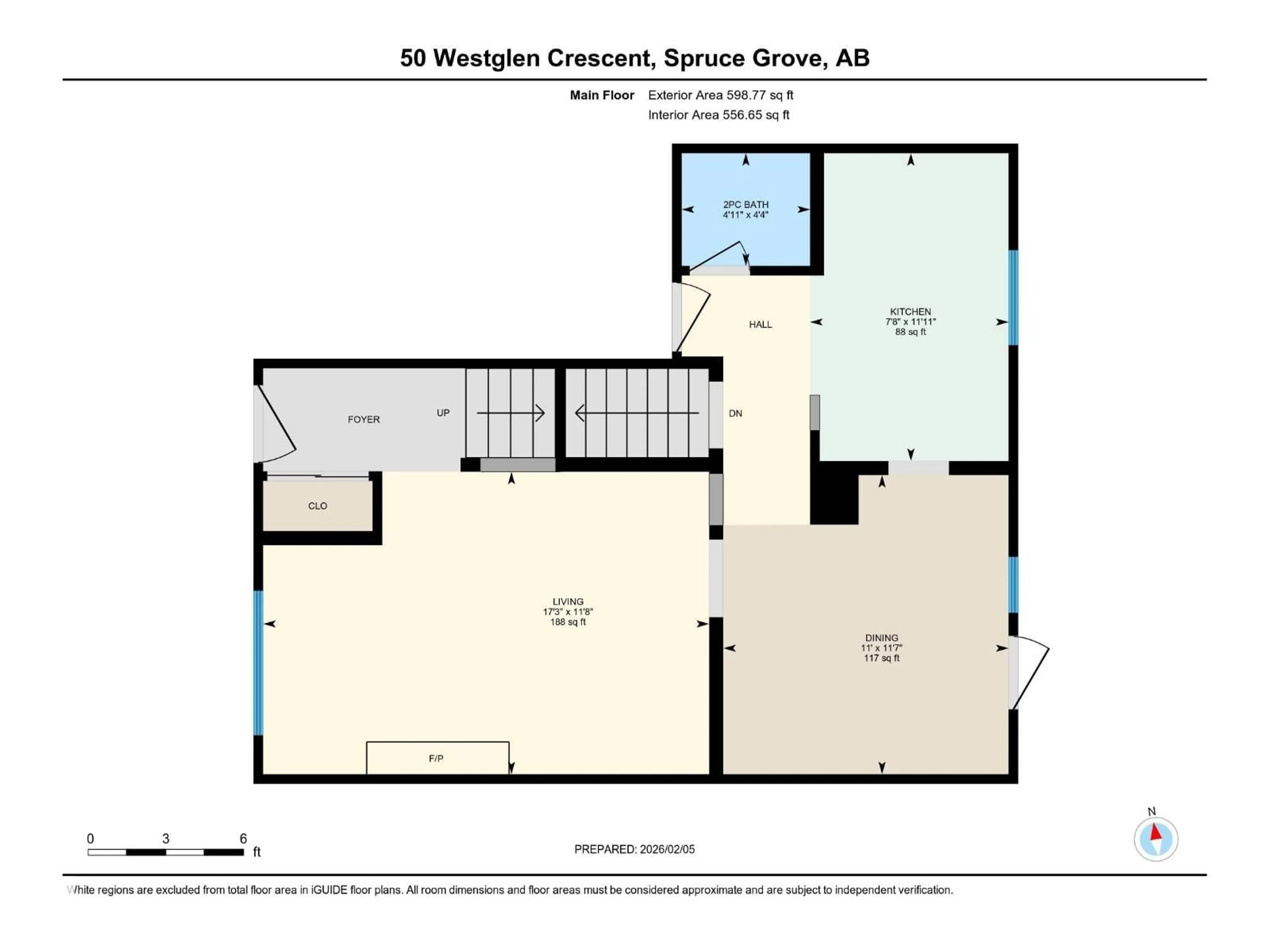 Floor plan for 50 WESTGLEN CR, Spruce Grove Alberta T7X1V9
