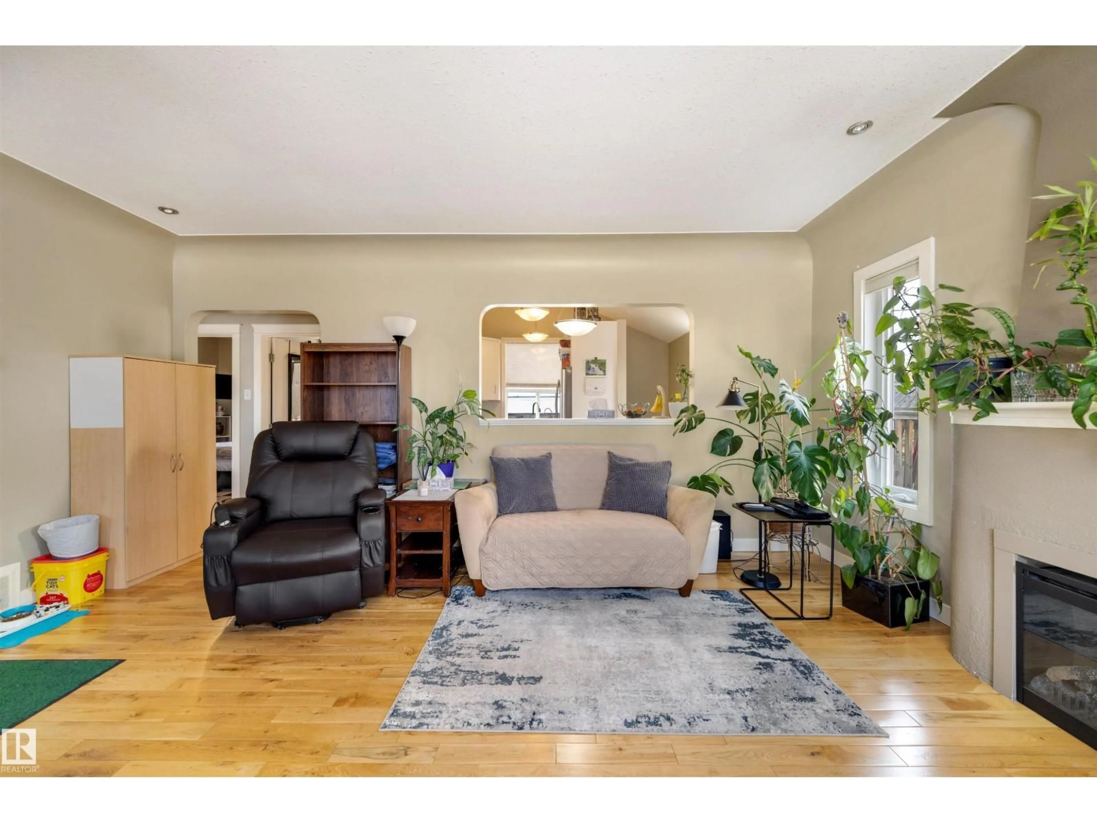 Living room with furniture, unknown for NW - 11822 125 ST, Edmonton Alberta T5L0R9