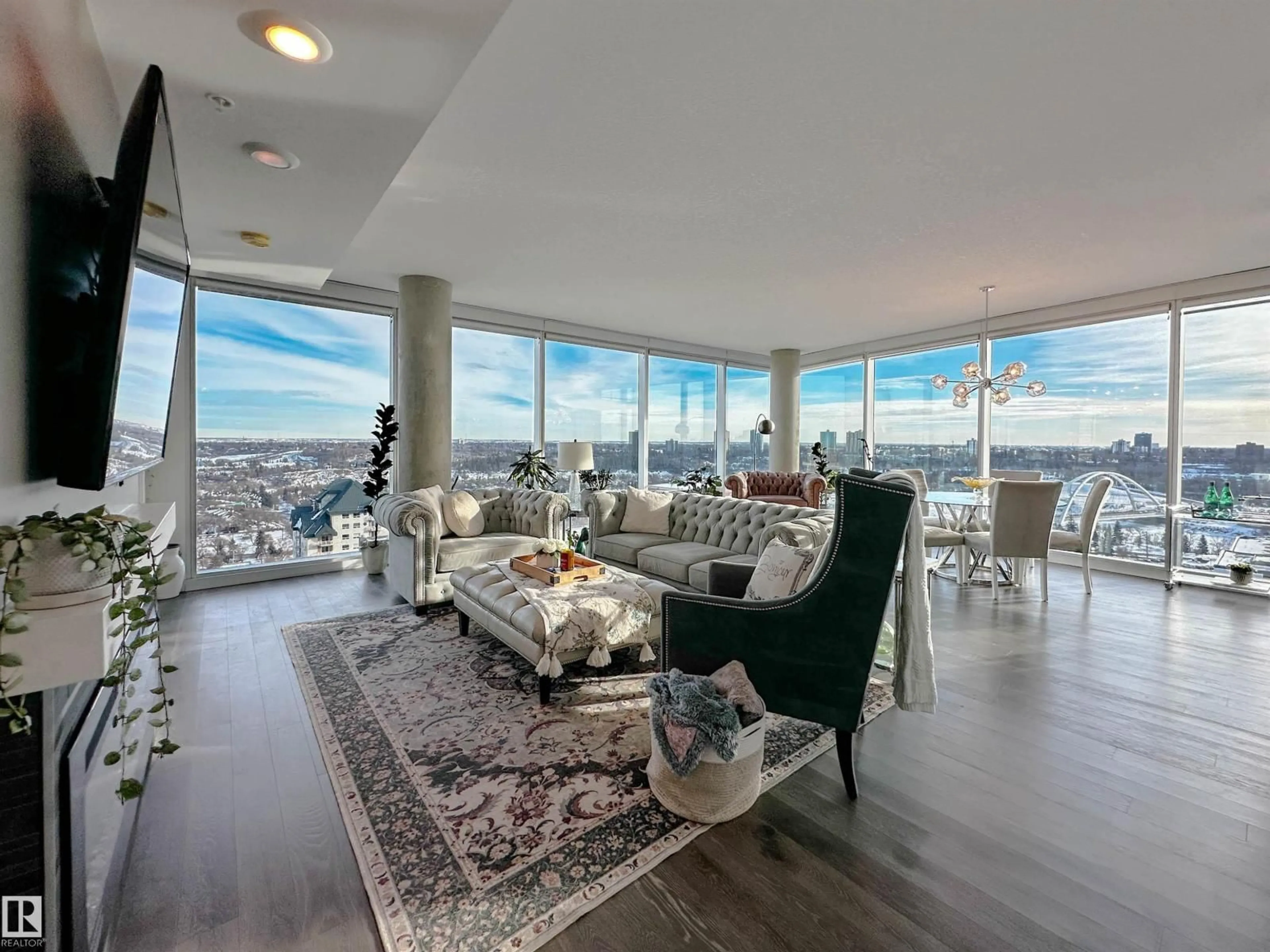 Living room with furniture, unknown for 1804 106 ST NW, Edmonton Alberta T5K0K8