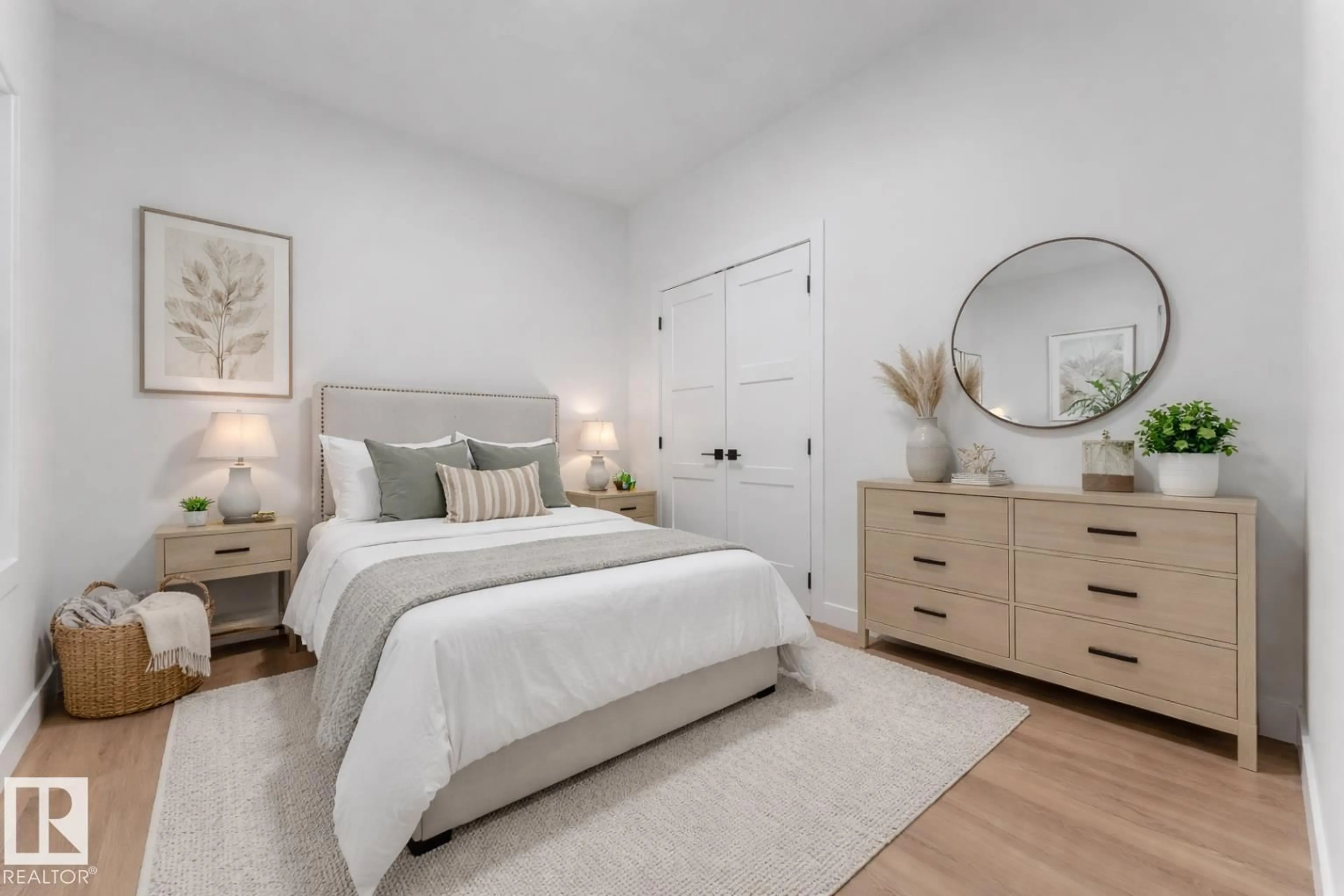 Bedroom with bed, unknown for 1727 60 AV, Rural Leduc County Alberta T4X3C5