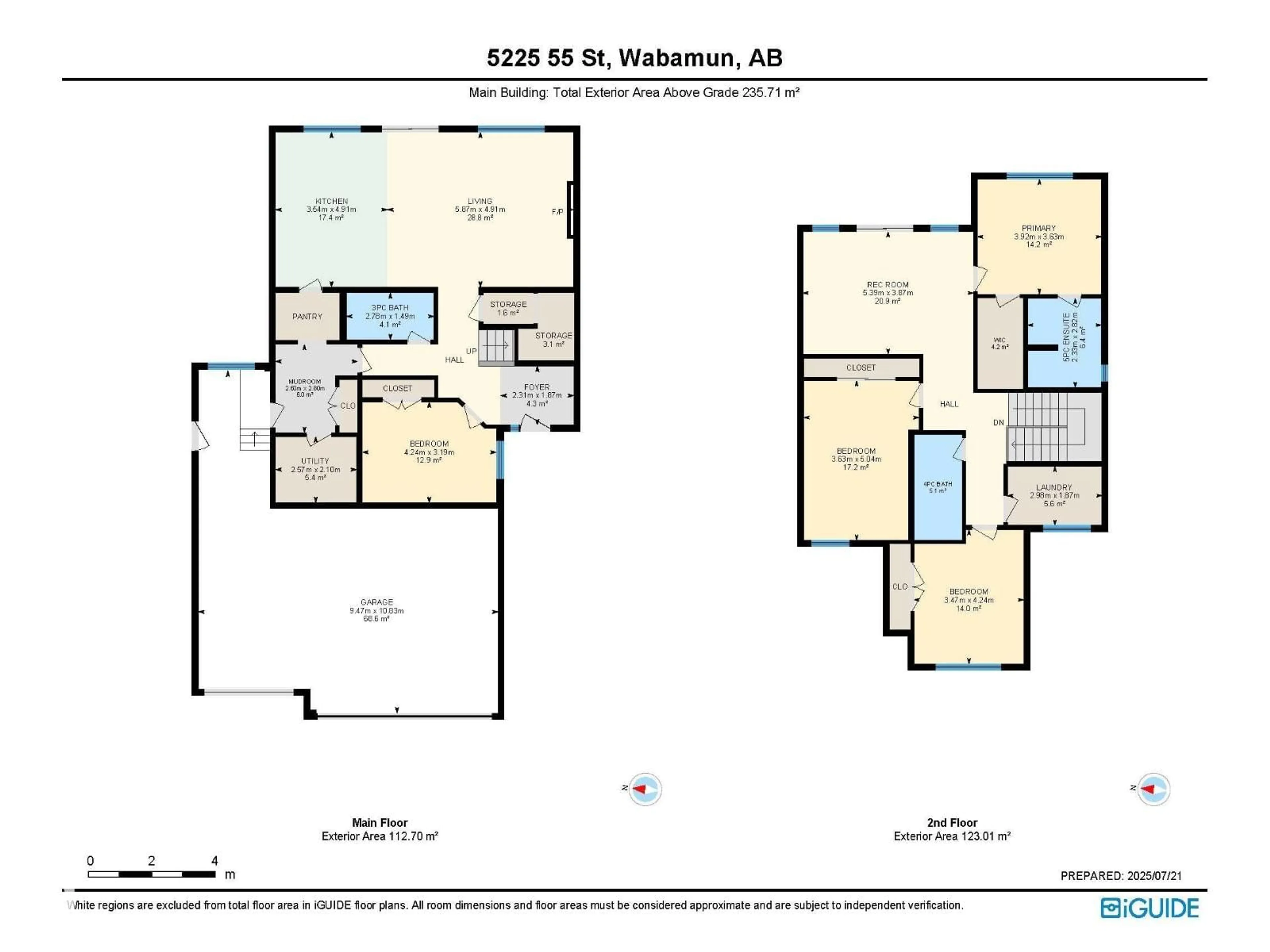 Floor plan for 55 - 5225 55 ST, Wabamun Alberta T0E2K0