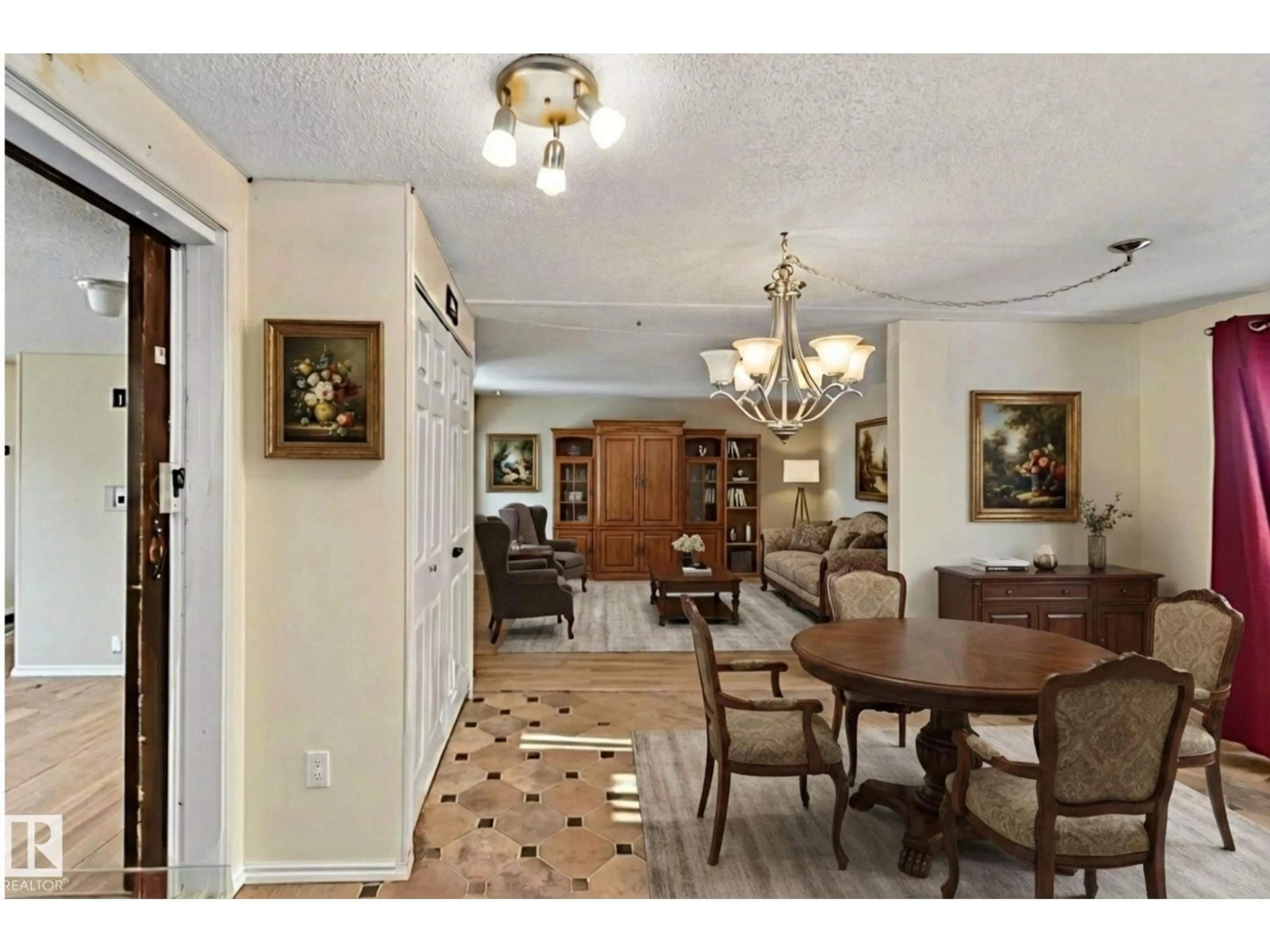 Dining room, ceramic/tile floor for NW - 1837 OAK CO, Edmonton Alberta T5S1T6